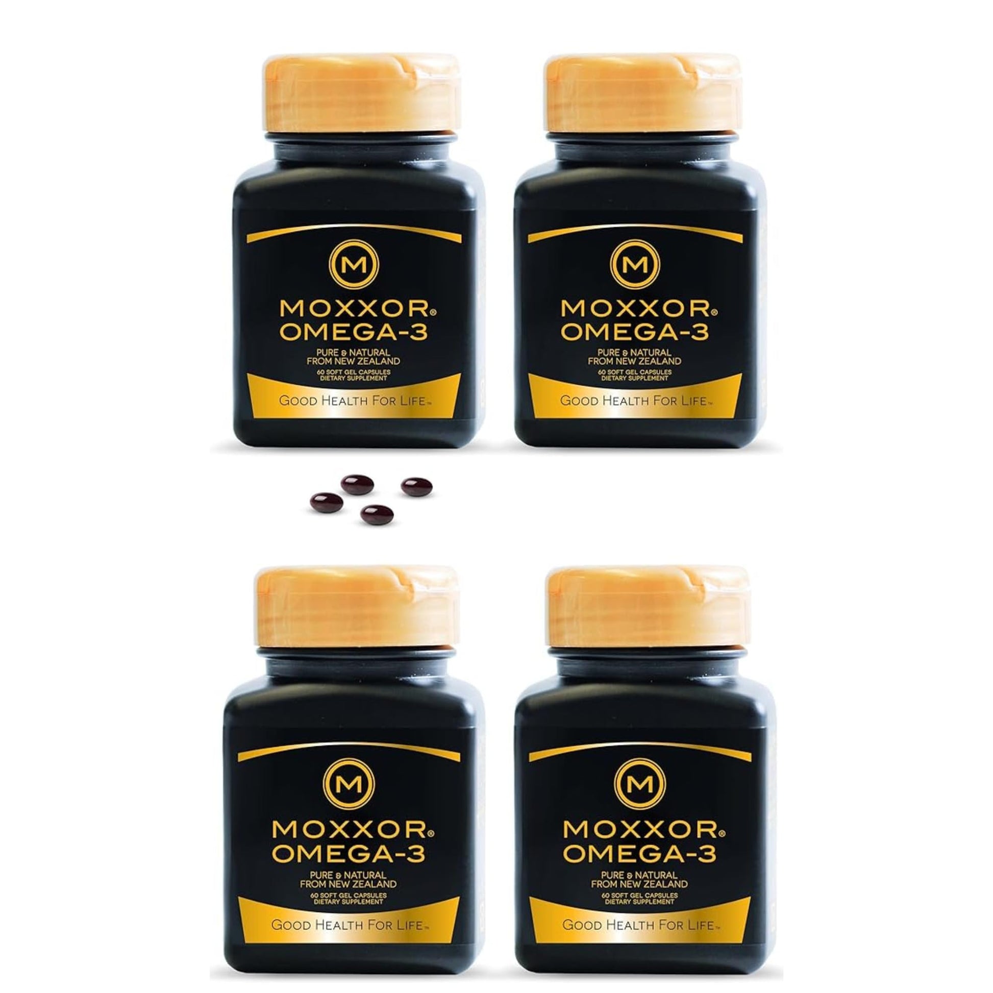 Moxxor Omega 3 New Zealand Green Lipped Mussel Oil Softgels 240