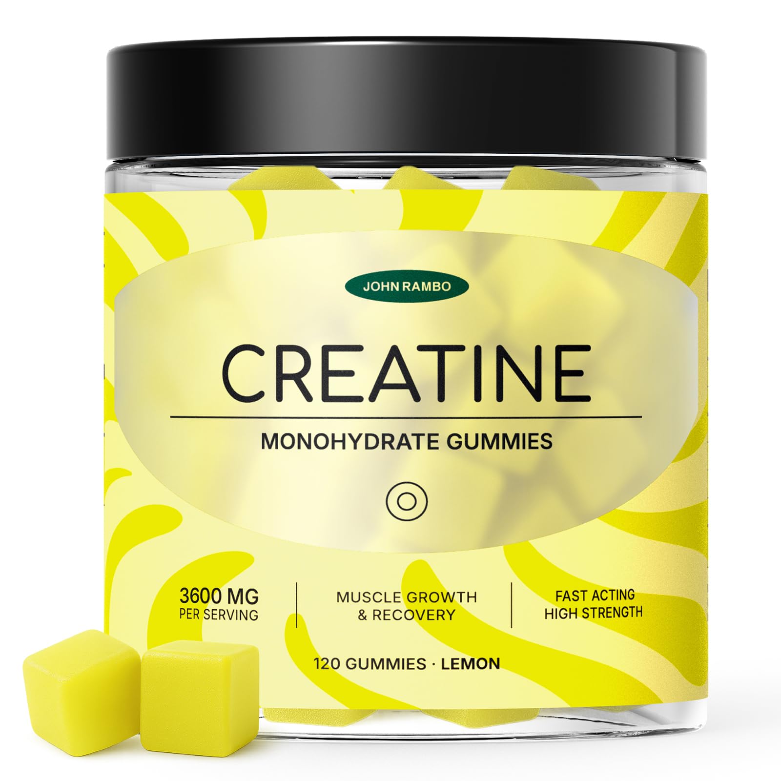 JOHN RAMBO Creatine Monohydrate Gummies 120