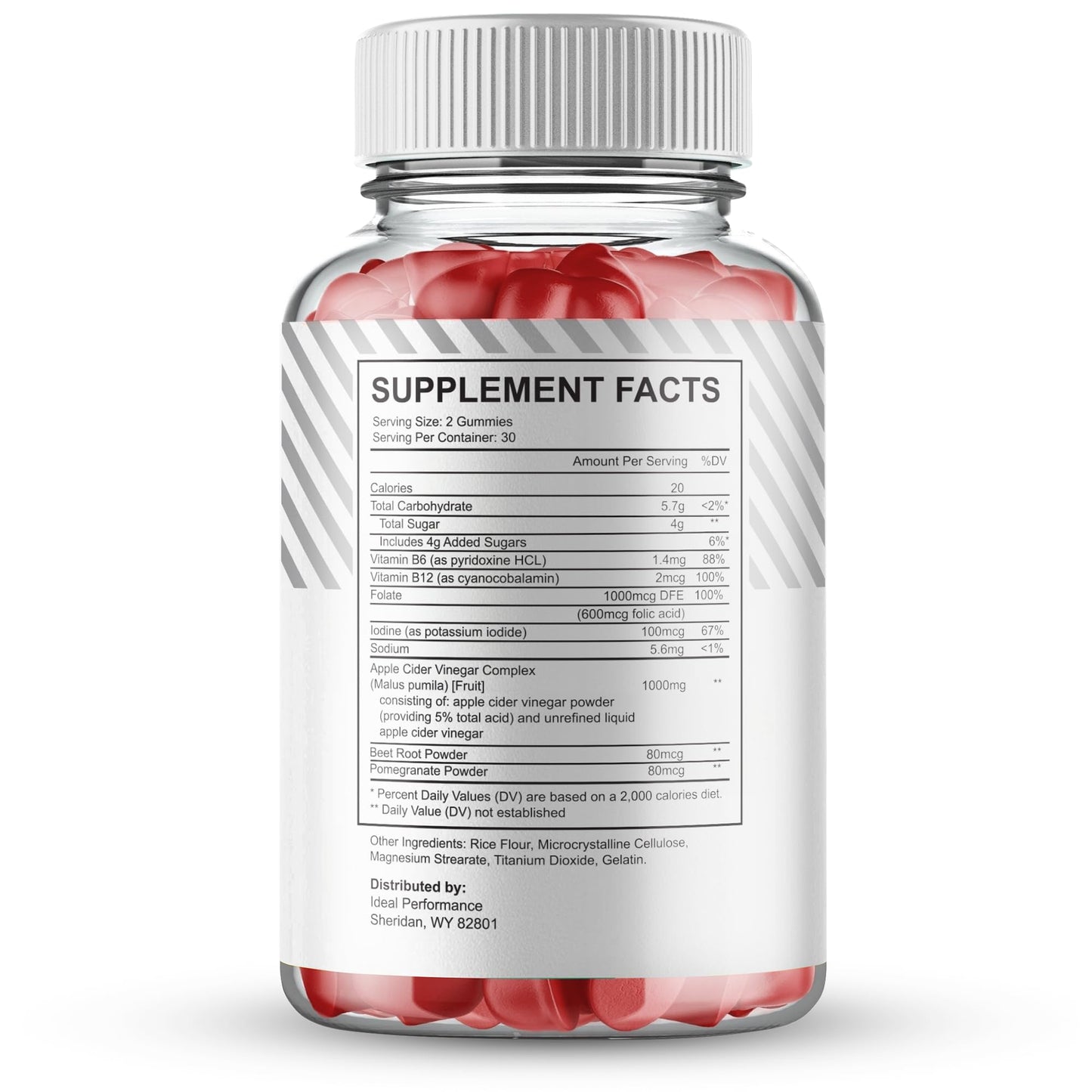 IDEAL PERFORMANCE Primo Boost XL Gummies, 120 Gummies