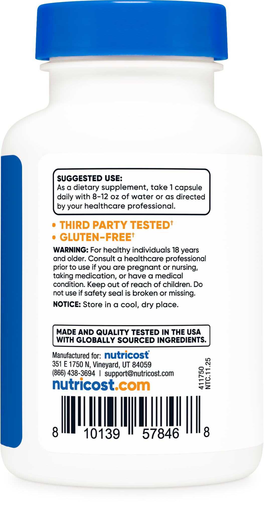 Nutricost Nattokinase (4,000 FU) 120 Capsules