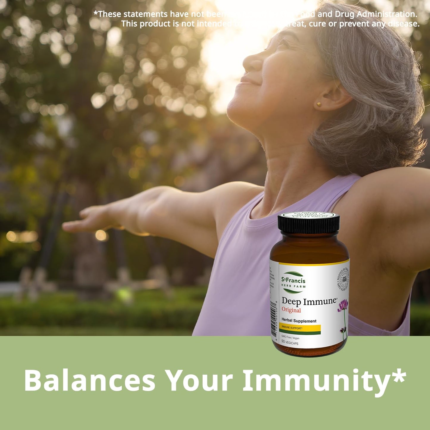 St. Francis Herb Farm Deep Immune Capsules 90