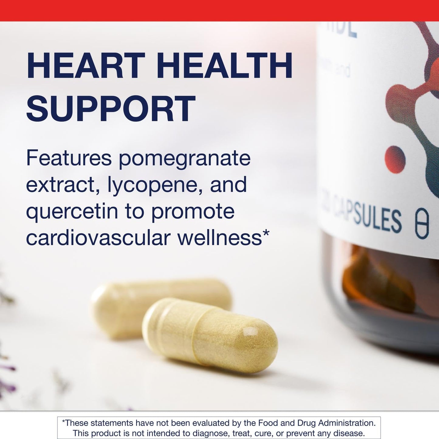 Metagenics CardioLux HDL - Advanced Heart Health & Cholesterol Support Supplement with Lycopene, Pomegranate Extract & Quercetin - Supports HDL Antioxidant Defense, 120 Capsules