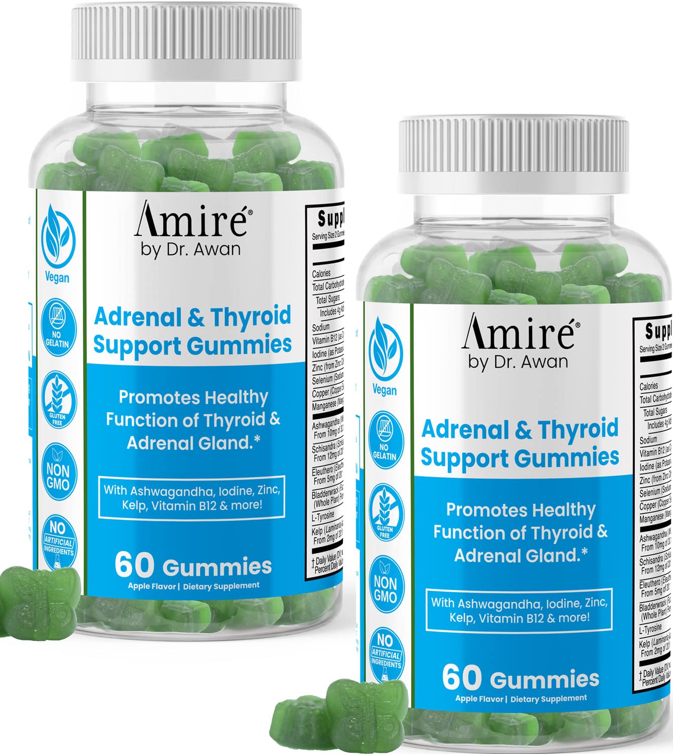 Amire Thyroid Support Gummies, 120 Count