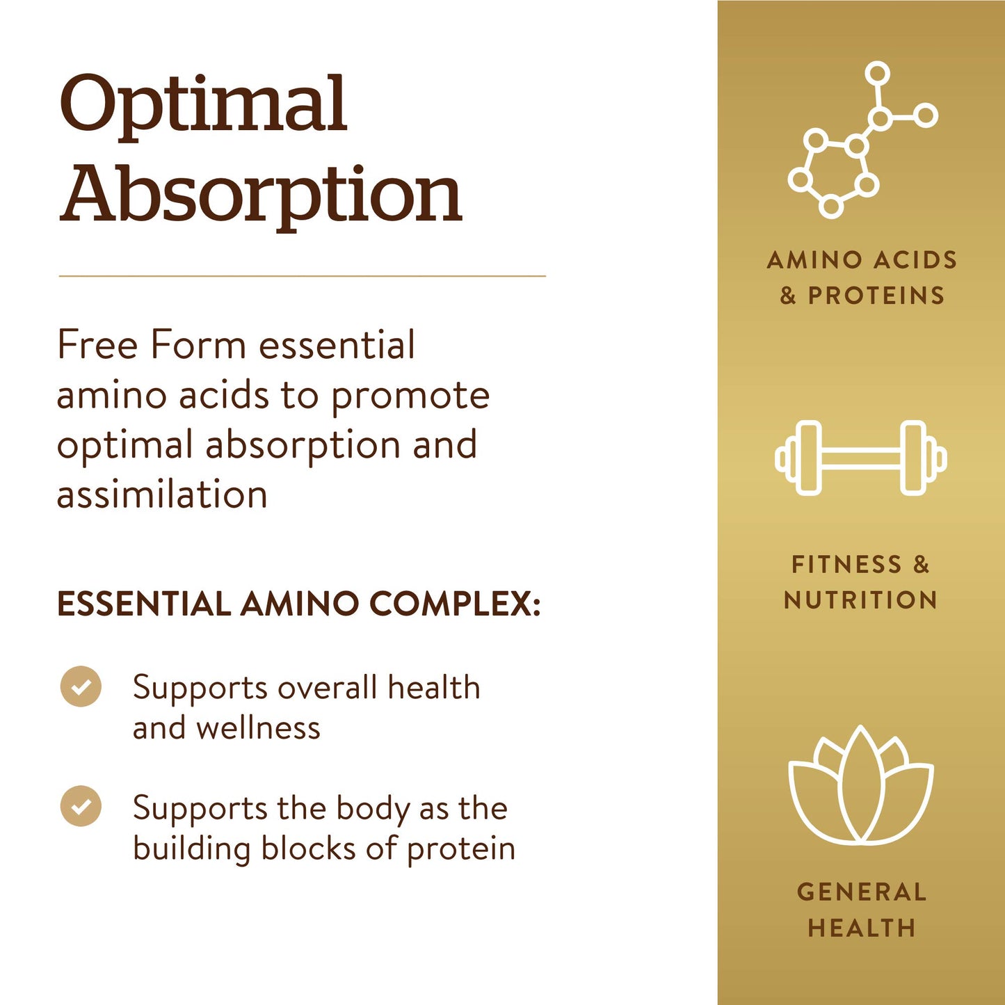 Solgar Essential Amino Complex Capsules, 90 Count