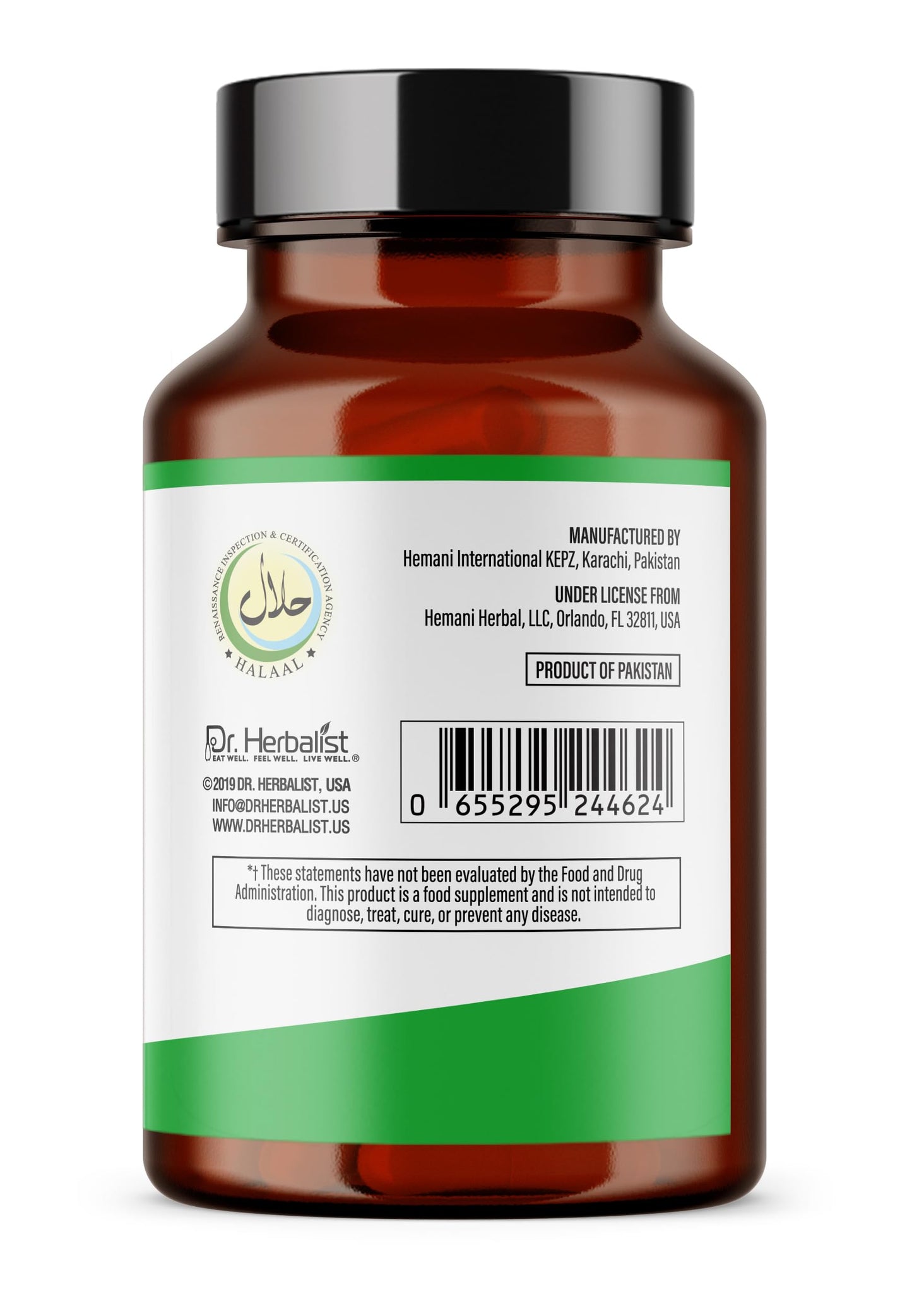 Dr. HERBALIST Psyllium Husk Extract Capsules 120 Capsules