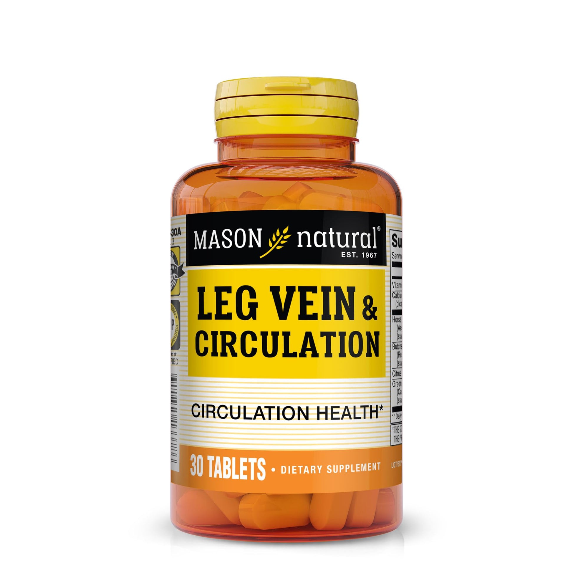 Mason Natural Leg Vein & Circulation Tablets, 120 Count