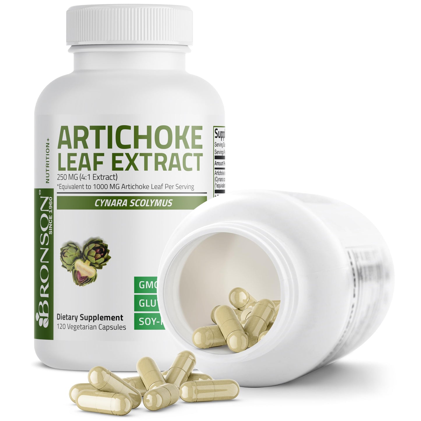 Bronson Artichoke Leaf Extract Extra Strength Capsules, 120 Count
