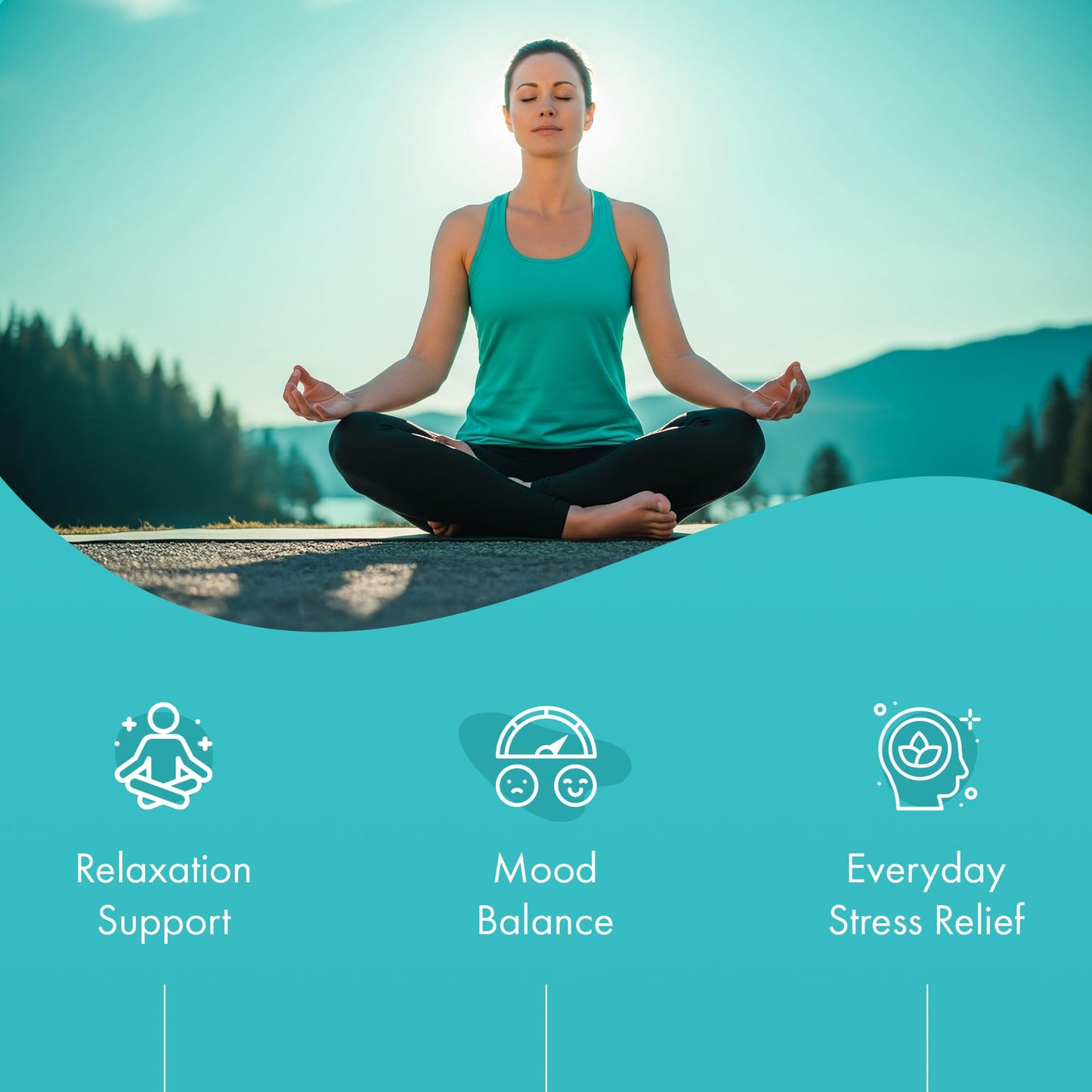 Be Happy Be You Calm & Stress Relief Gummies with Organic Hemp Seed Oil, L-Theanine, GABA & Ashwagandha – Positive Mood & Relaxation Support – Apple Flavor – 90 Gummies