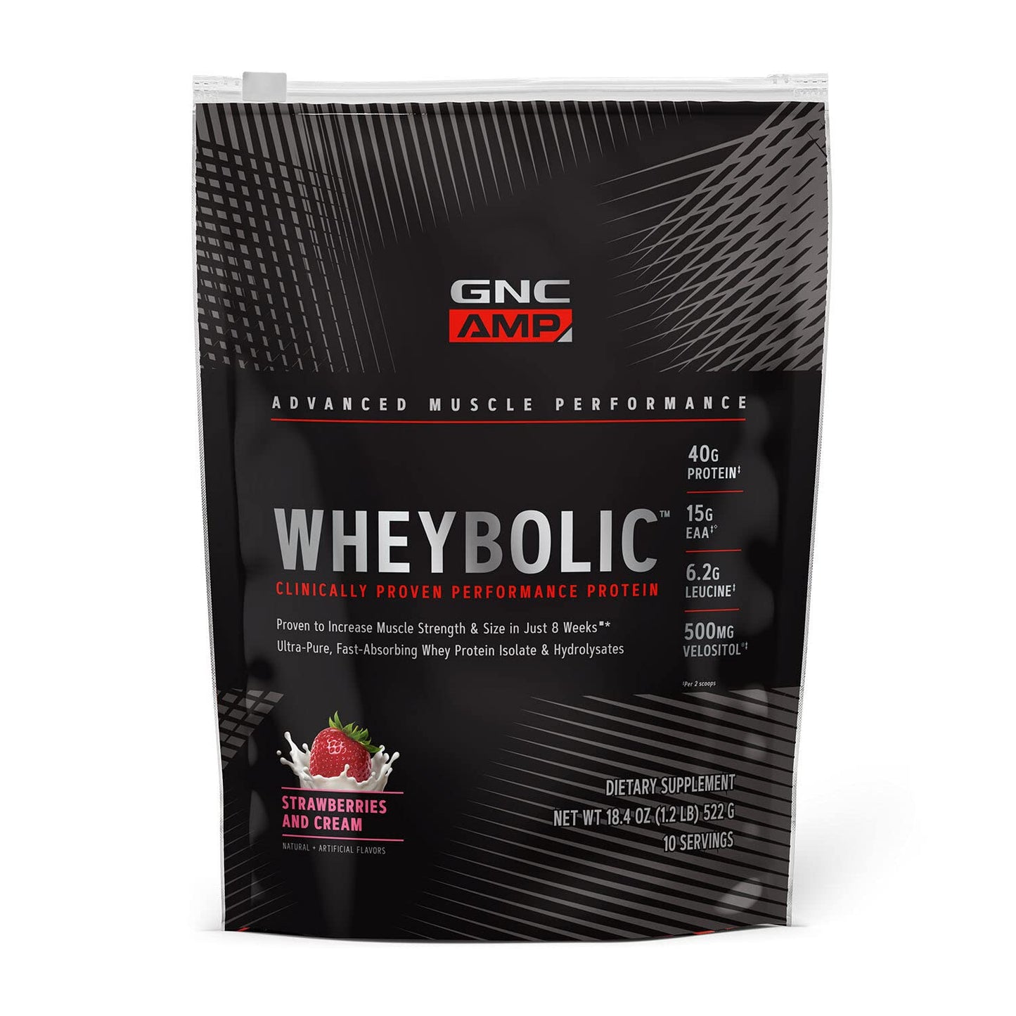 GNC AMP Wheybolic Clinically Proven Protein Powder, 10 Servings