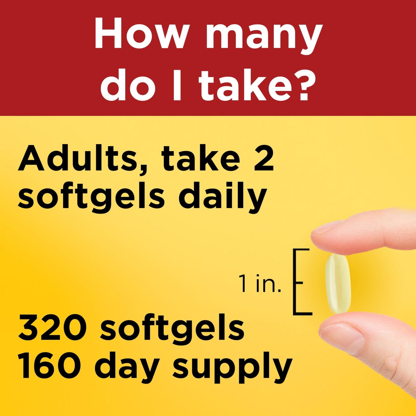 Nature Made Fish Oil Omega-3 Softgels, 320 Softgels