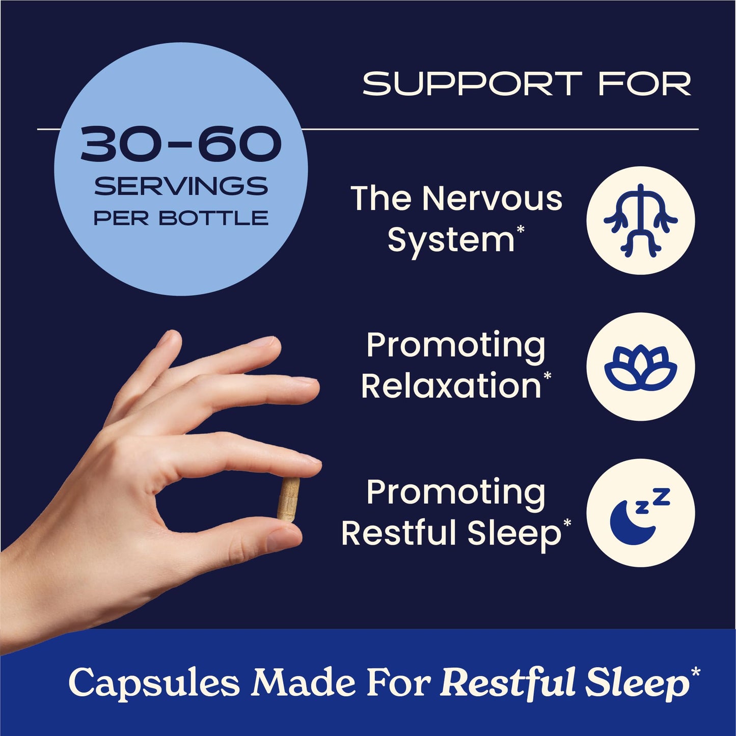 Herb Pharm Valerian Root Sleep Support Capsules 60 Capsules