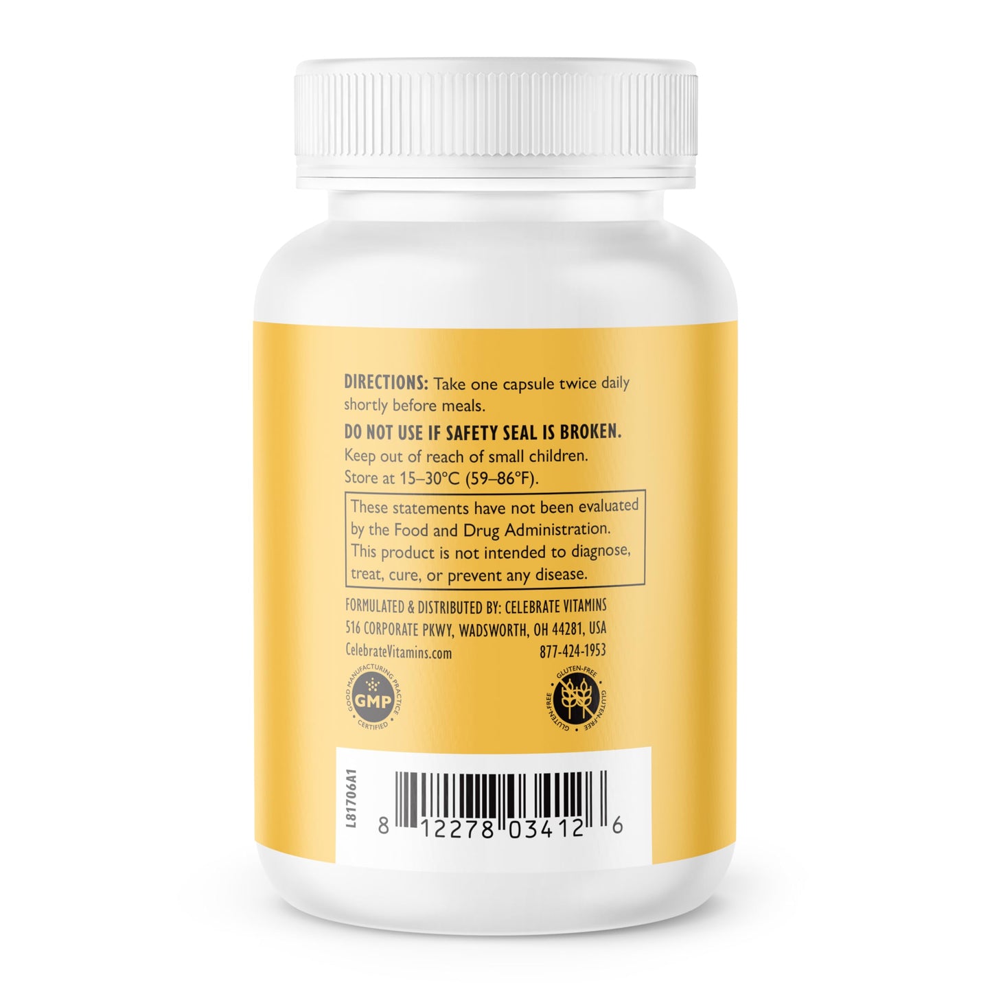 Celebrate Bariatric Supplements META GC Capsules 60 Capsules