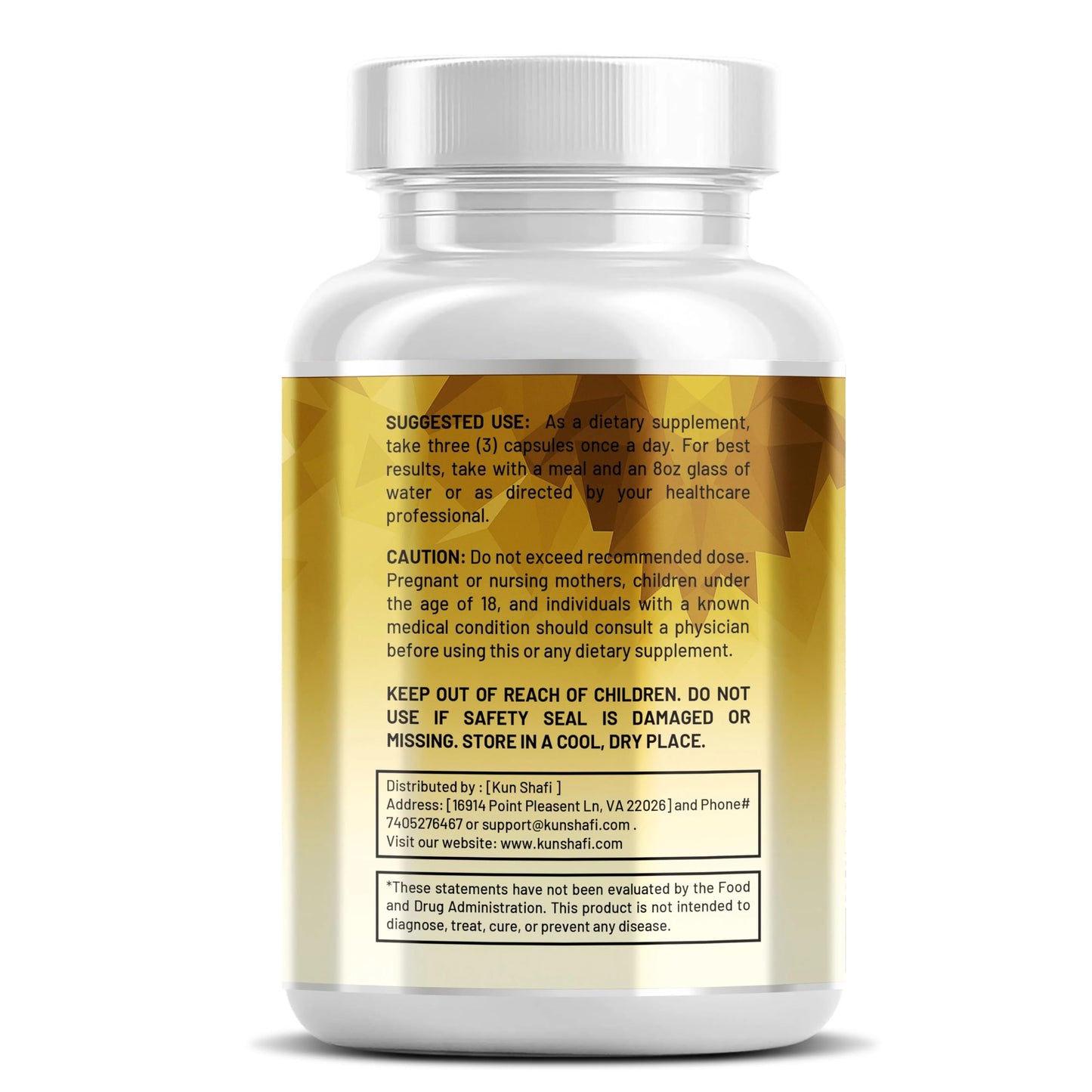 Kun Shafi Shilajit Complex Capsules, 90 Capsules