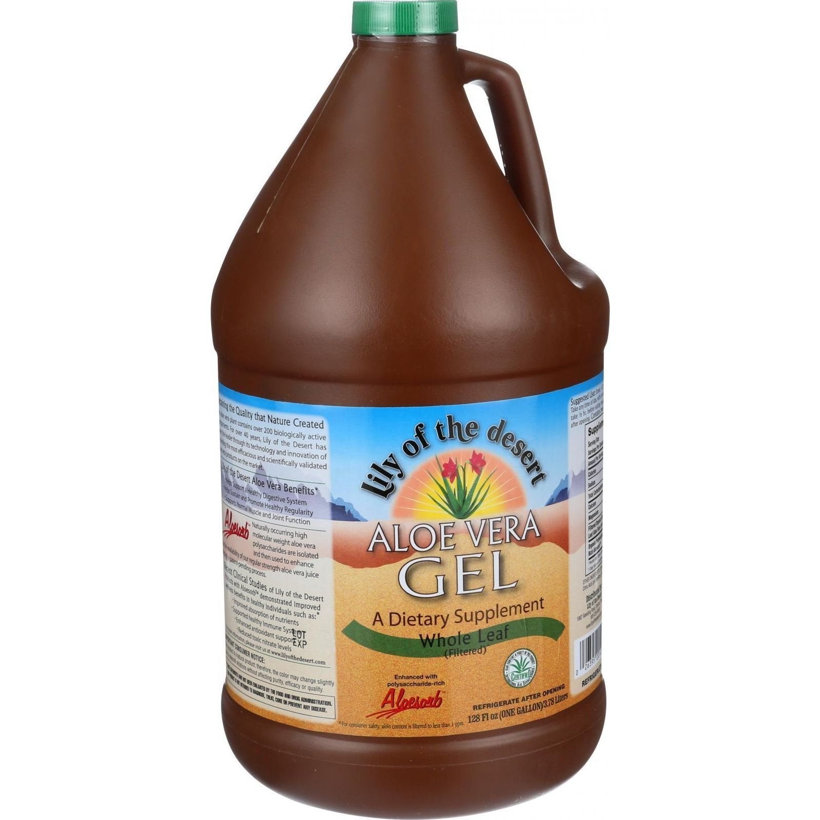 Aloe Vera Gel, Whole Leaf Soft-Gels 128