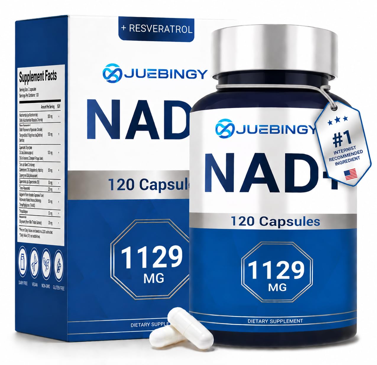Maximum NAD NAD+ Supplement Capsule 120 Count