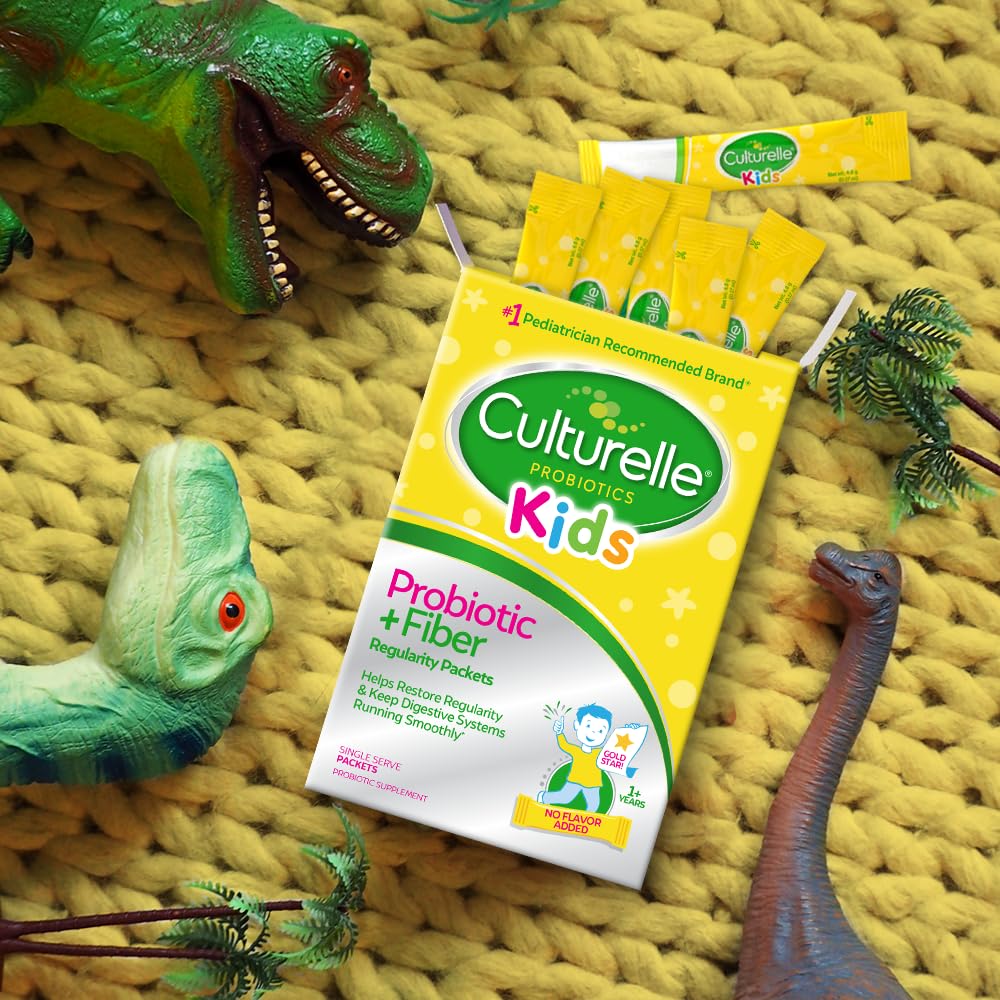 Culturelle Kids Probiotic + Fiber Packets (Ages 3+) Powder 24 Count