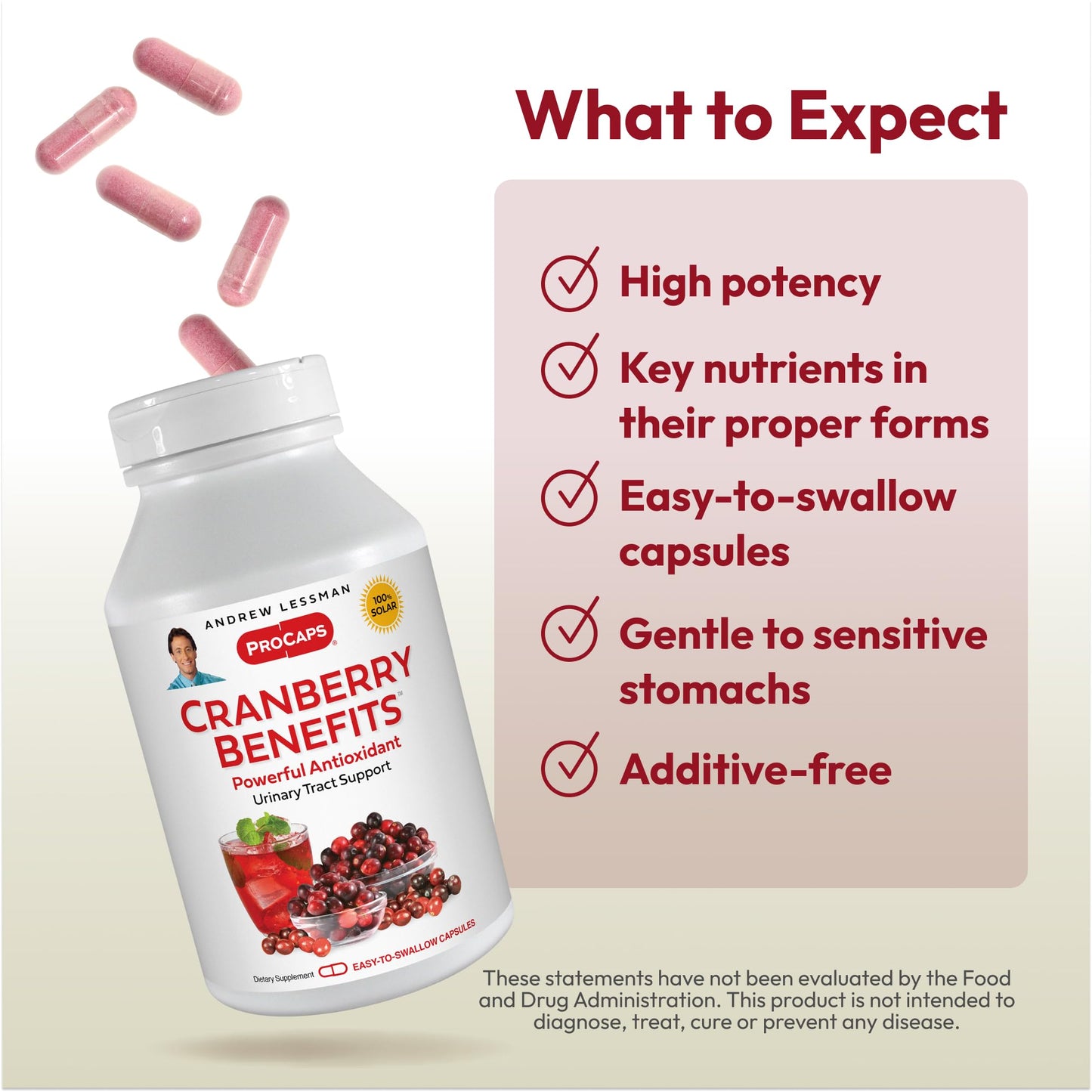 ANDREW LESSMAN Cranberry Benefits 60 Capsules