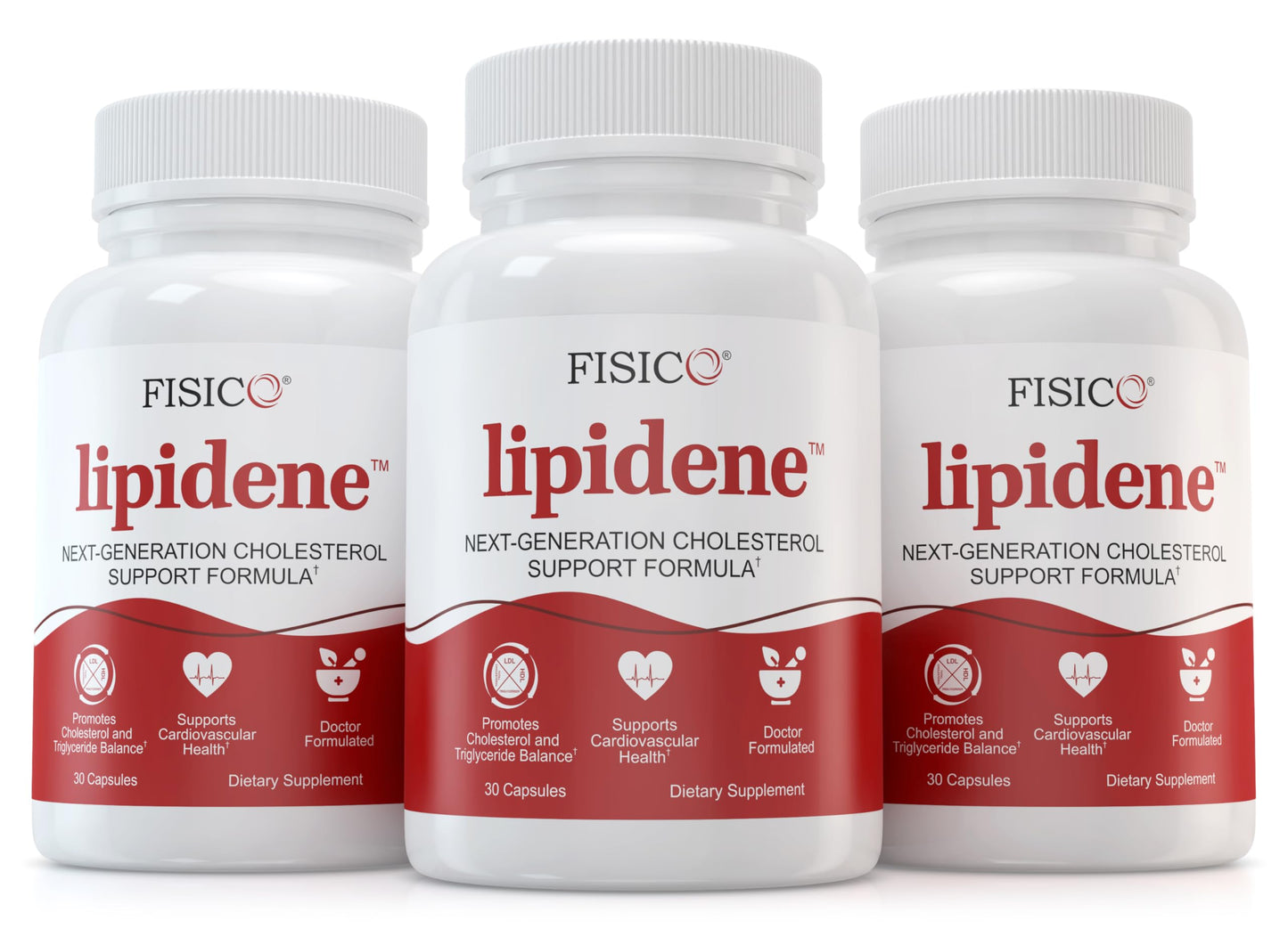 LIPIDENE Cholesterol Support & Heart Health Supplement – Lipid Balance, Cardiovascular Function, Heart Health, Circulation and Arterial Wellness, 30 Capsules