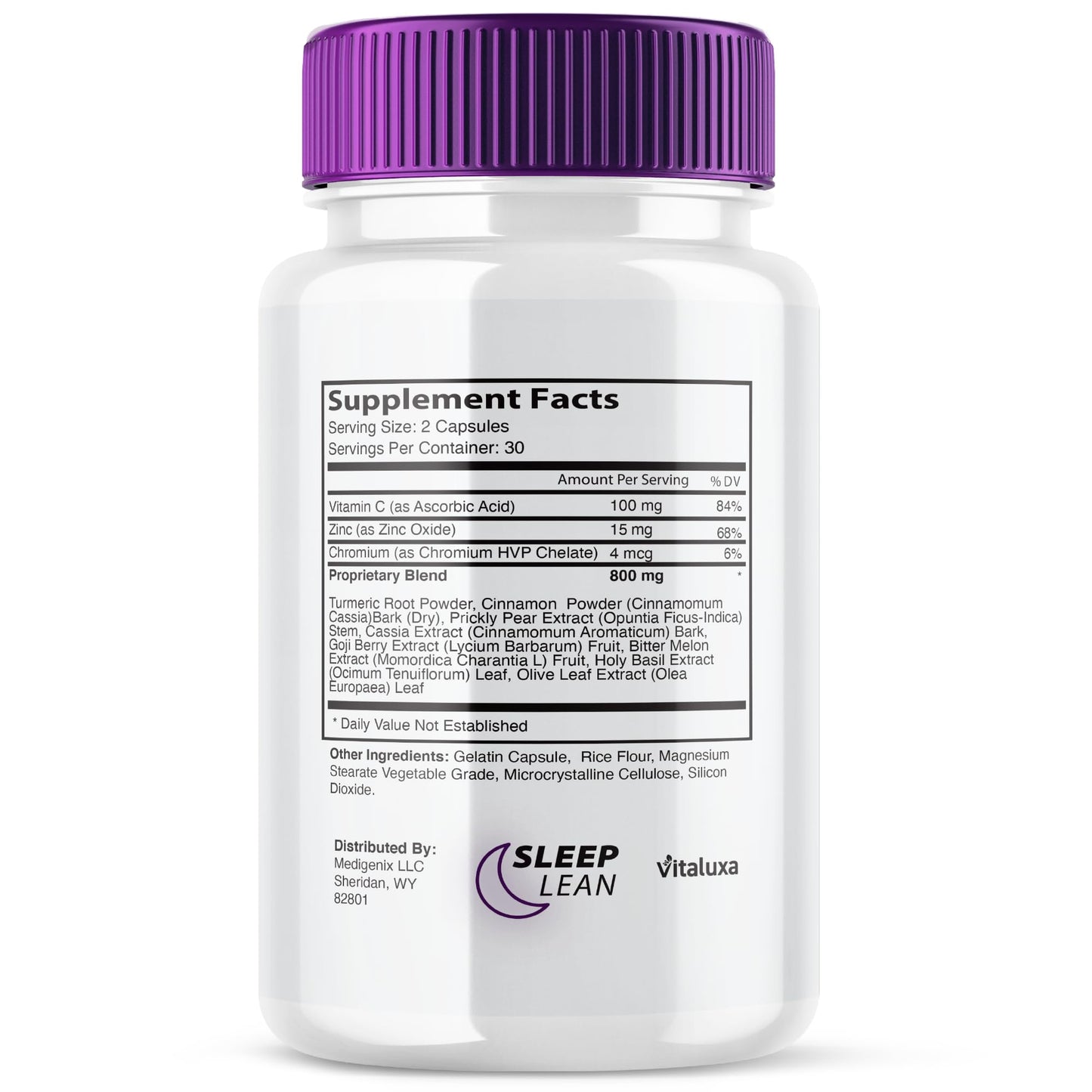 Vitaluxa Sleep Lean Capsules 300 Count