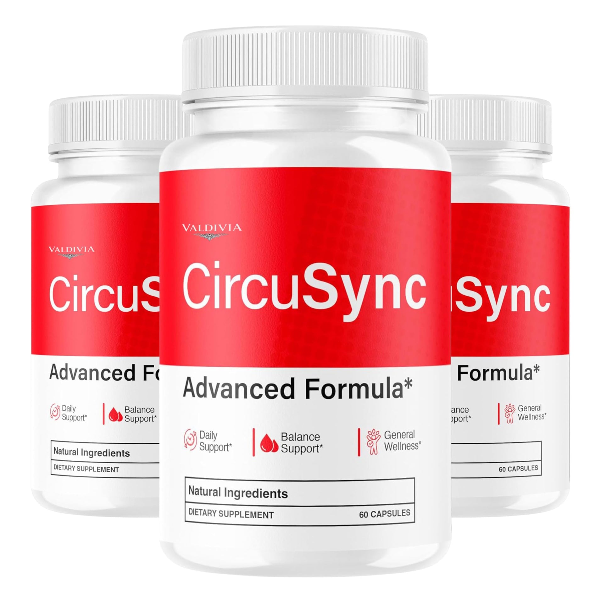 Valdivia Circusync Capsules Blood Health Support, All Natural Ingredients, Premium Vitamins for Women & Men, 180 Capsules