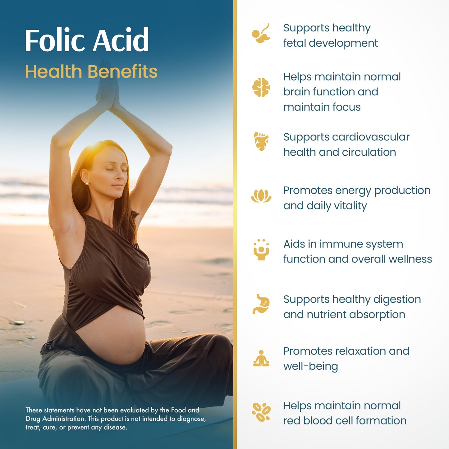 Vykee Nutrition Folic Acid Capsules 120 Count