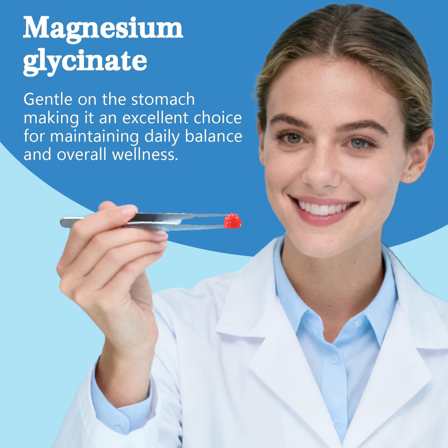 Itiban Cortisol Supplements for Women Calm Magnesium Glycinate Gummies, 90 Gummies