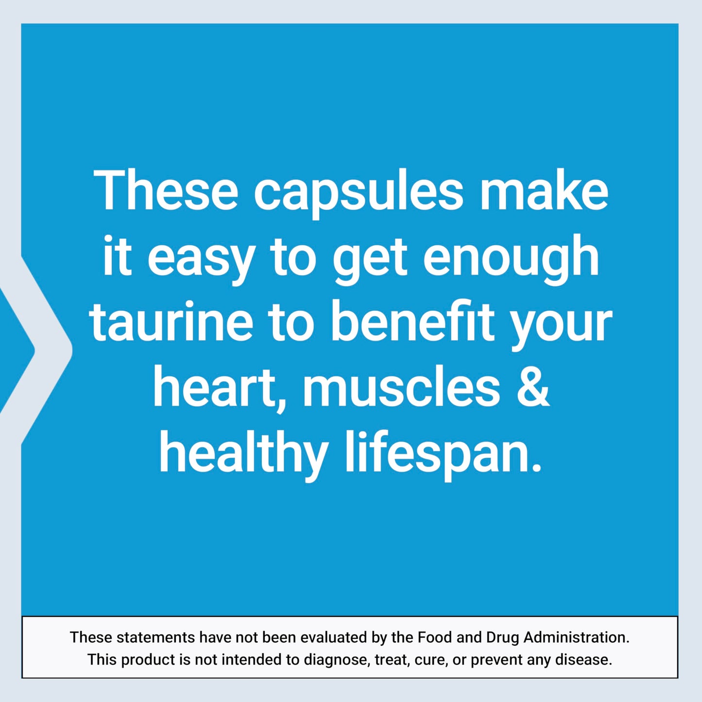 Life Extension Taurine Capsules 180 Capsules