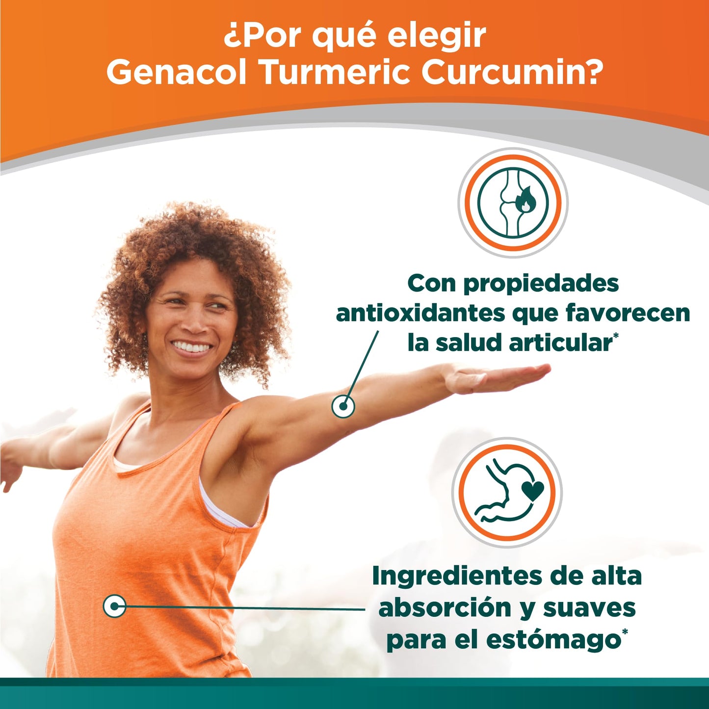 Genacol Turmeric Curcumin Joint Supplement with Collagen Capsules, 90 Capsules