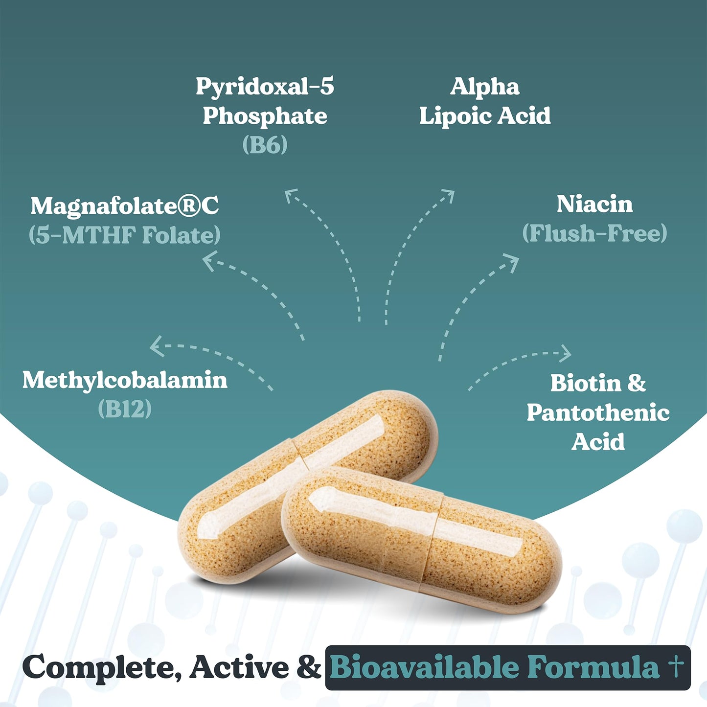 Big Valley Labs Methylated B-Complex Vitamin Capsules – Activated Coenzymated B-Complex with Methyl B12, Methylfolate & P5P – High-Absorption Methyl B Vitamins – Vegan, Non-GMO, 30 Capsules