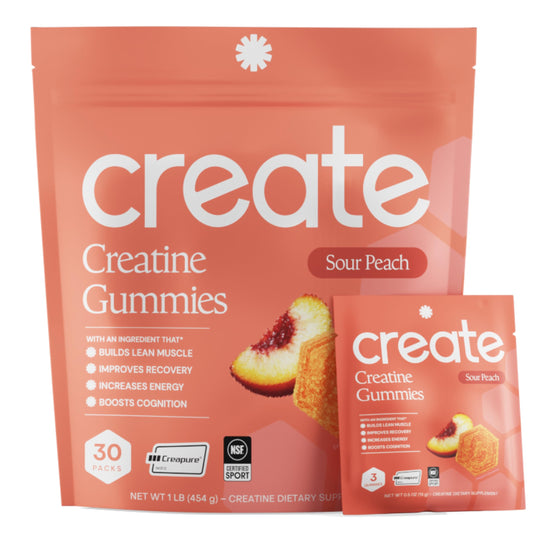 Create Creatine Gummies for Men & Women, 90 Gummies
