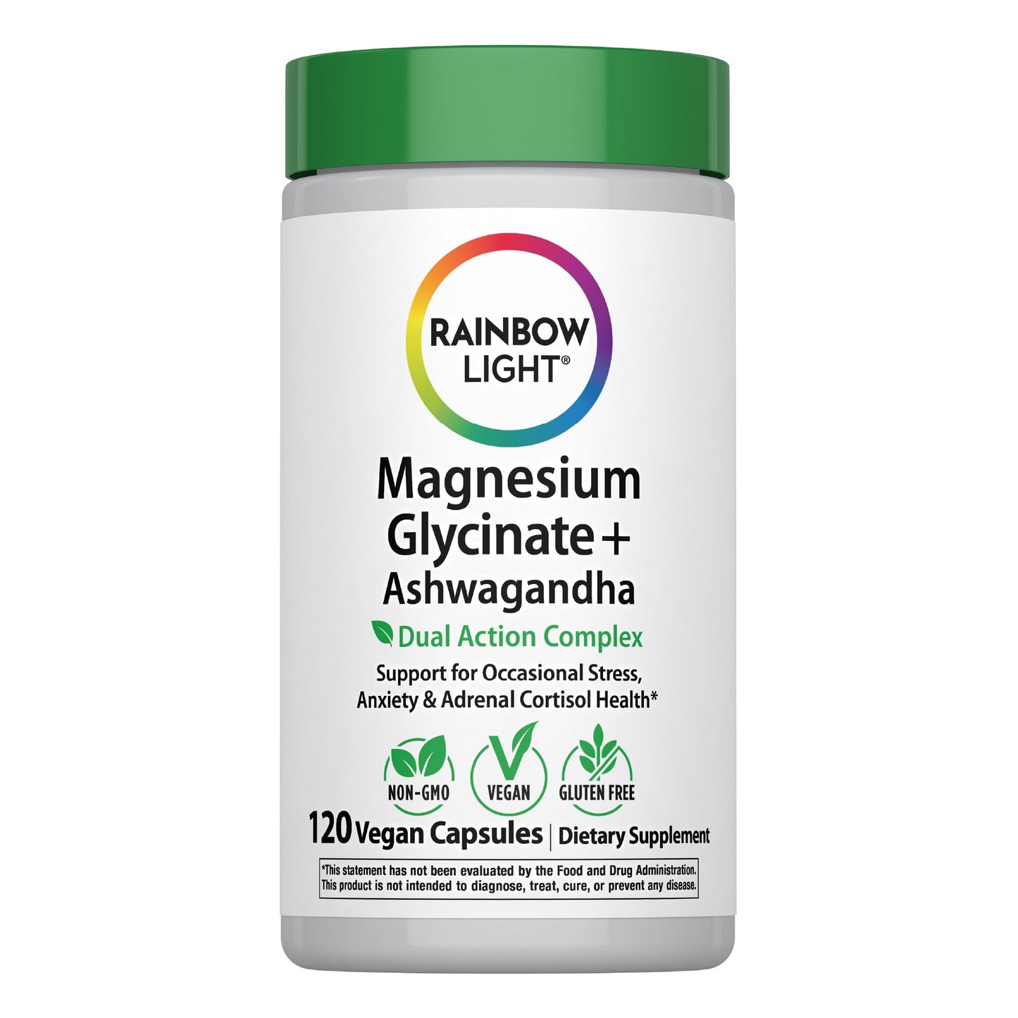 Rainbow Light Magnesium Glycinate+ 120 Capsules