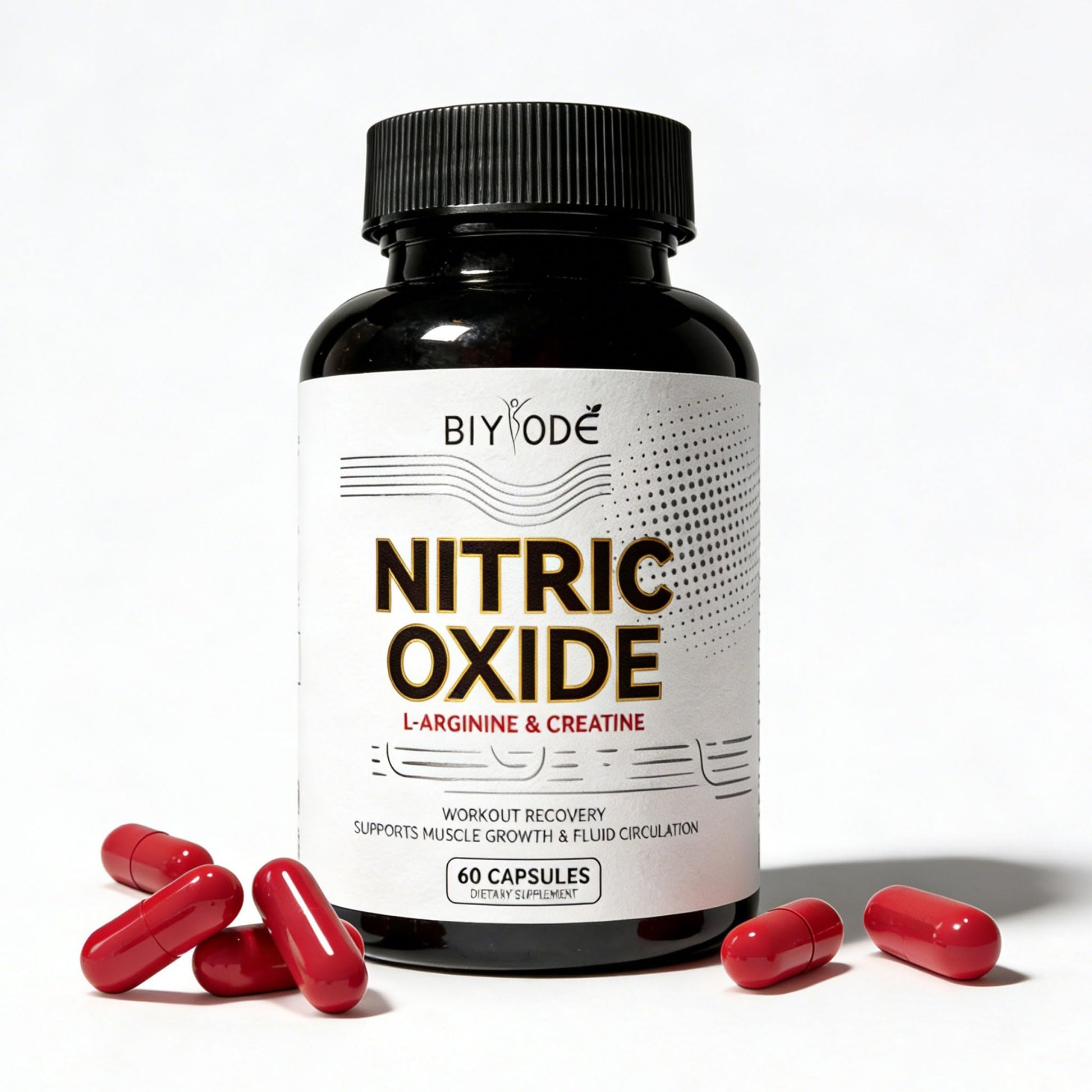 BIYODE Nitric Oxide Supplement Capsules 60 Count
