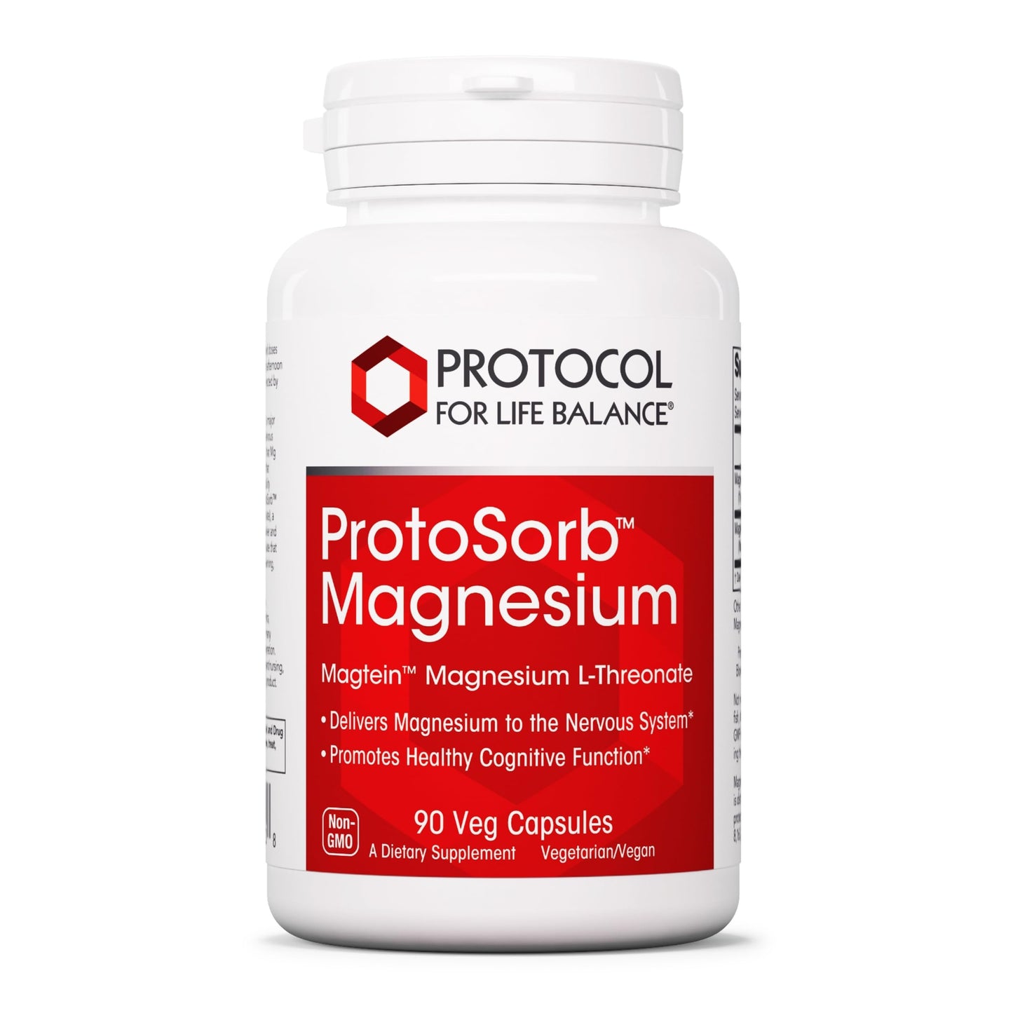 PROTOCOL FOR LIFE BALANCE Magtein Magnesium L-Threonate - 2,000mg Veg Capsules, 90
