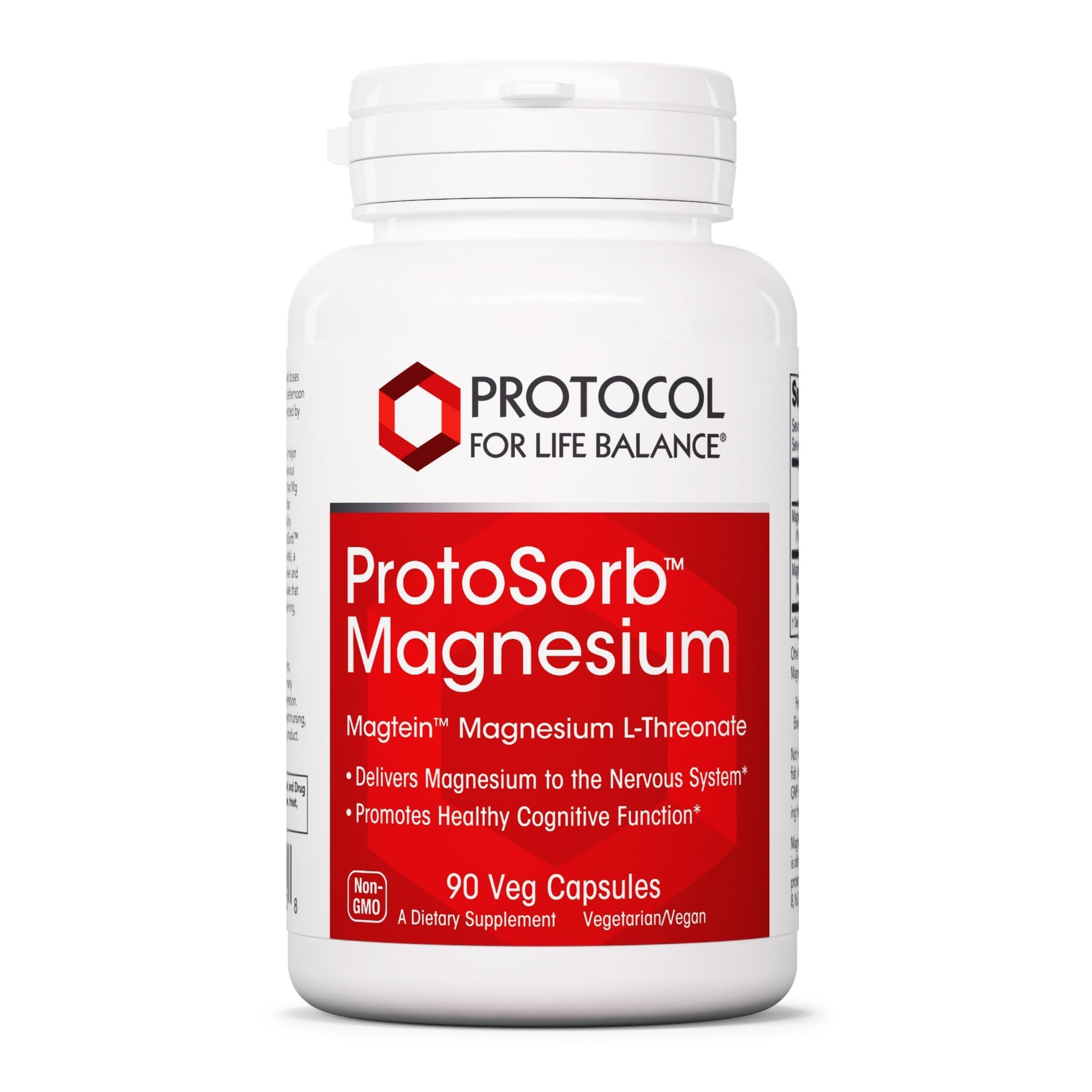PROTOCOL FOR LIFE BALANCE Magtein Magnesium L-Threonate - 2,000mg Veg Capsules, 90