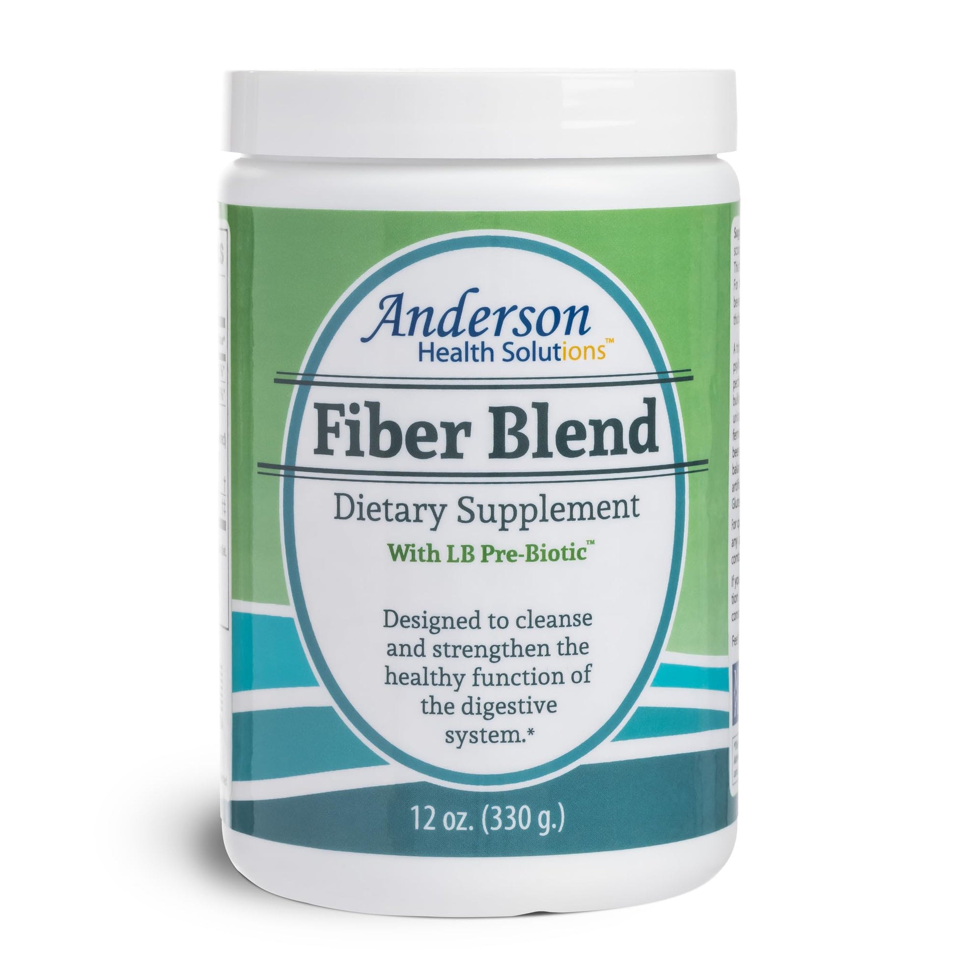 Mineral Resources International, Inc. Anderson Fiber Blend with LB Prebiotic Powder, 12 Ounces