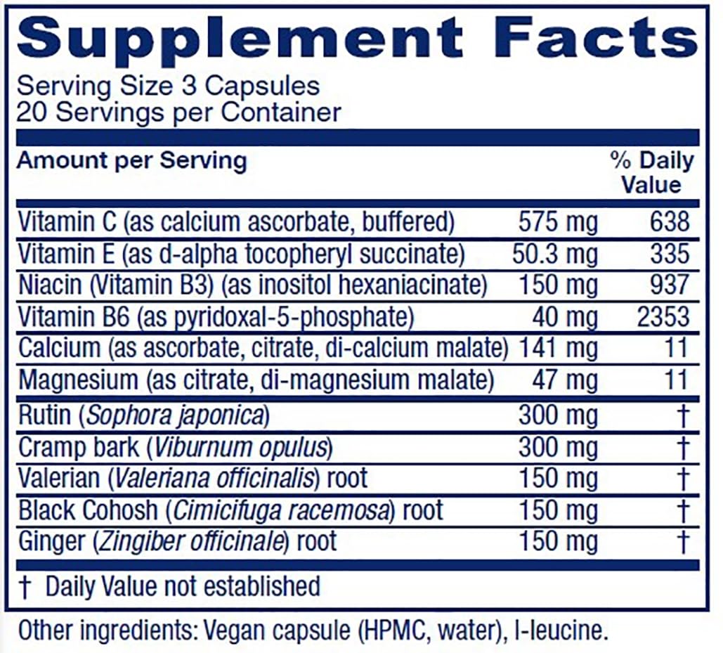 Vitanica Cramp Relax Menstrual Support Capsules 60