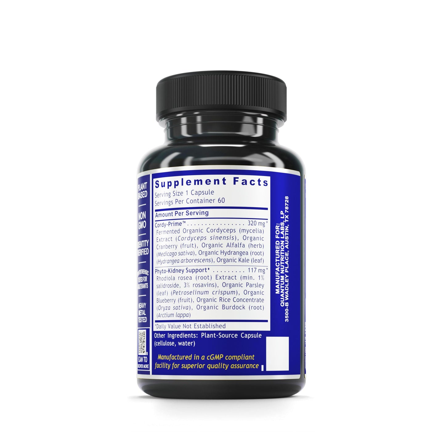 Quantum Nutrition Kidney Support Capsules 60 Count