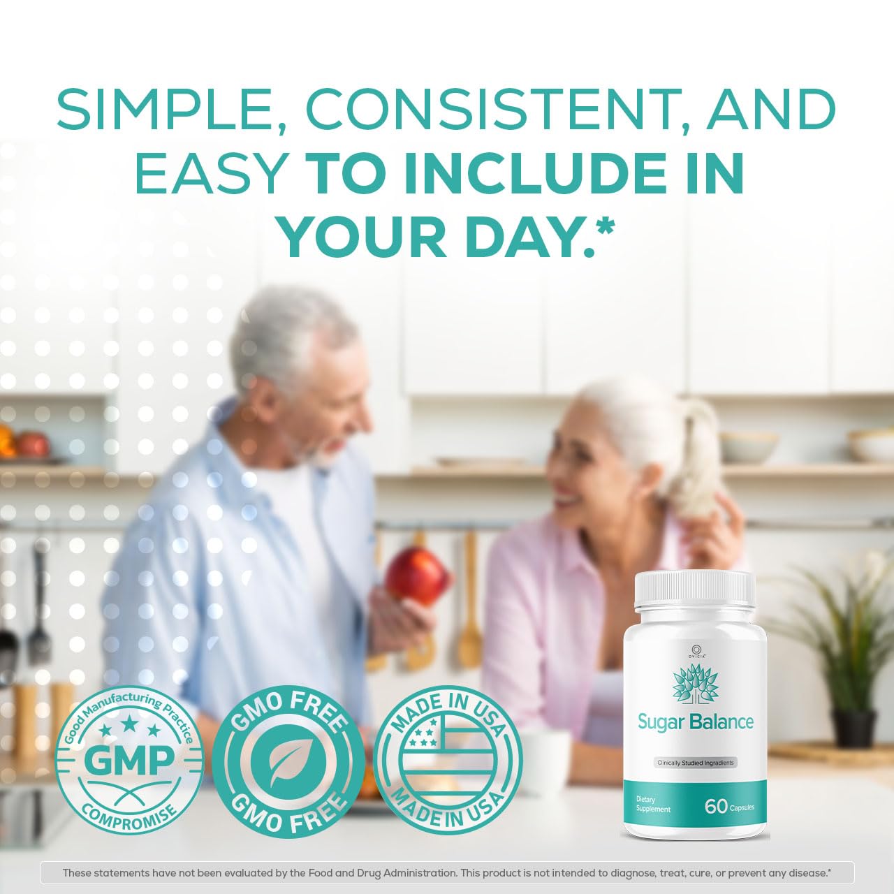 OVICIA SugarBalance Capsules, 180 Capsules