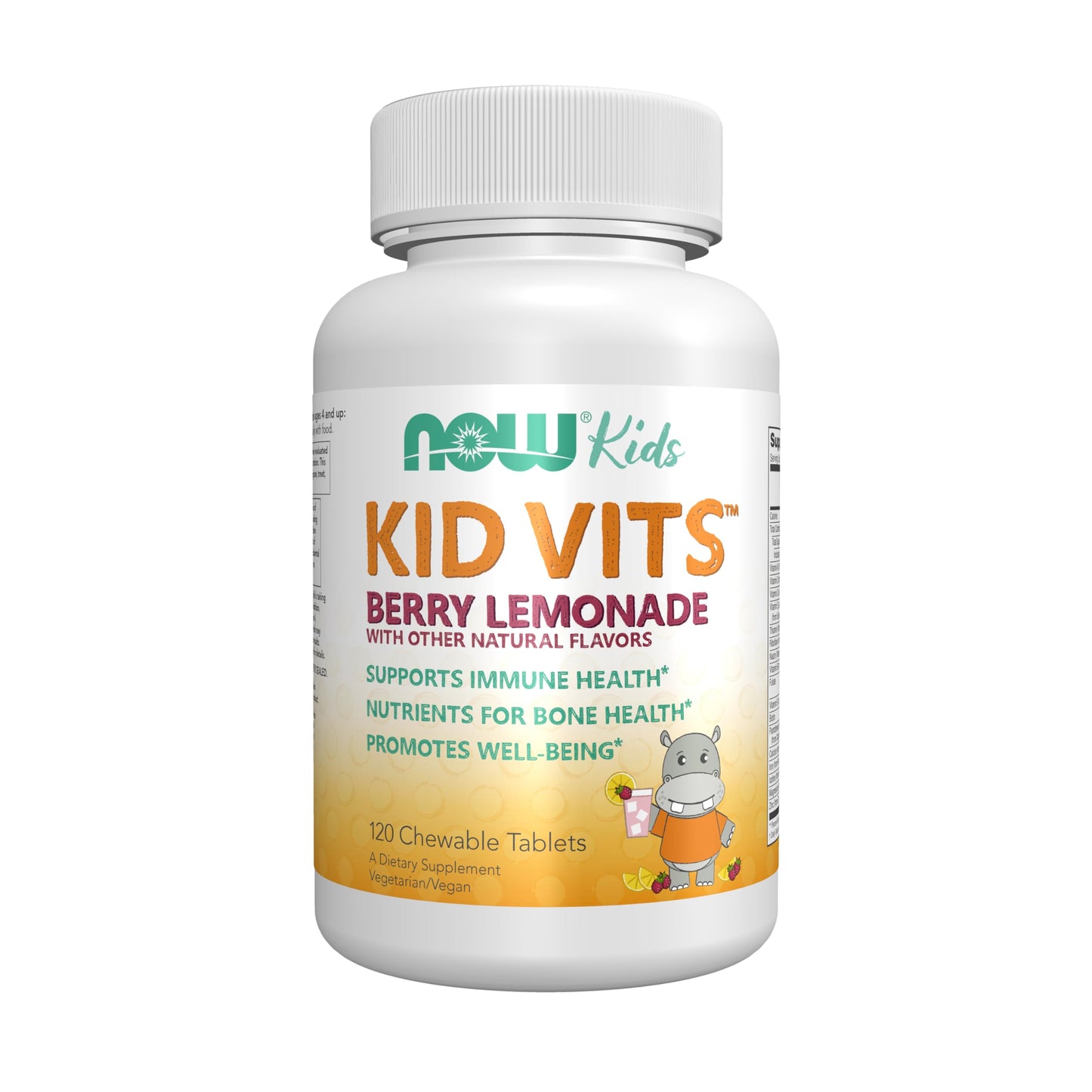 NOW Foods Kid Vits Multivitamin Chewable 120 Tablets