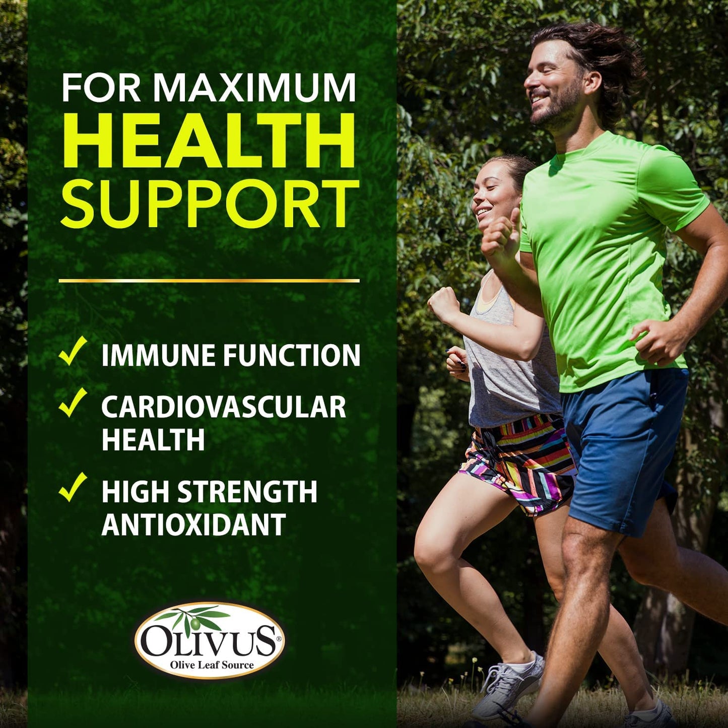 Olivus Olive Leaf Extract Capsules, 300 Count