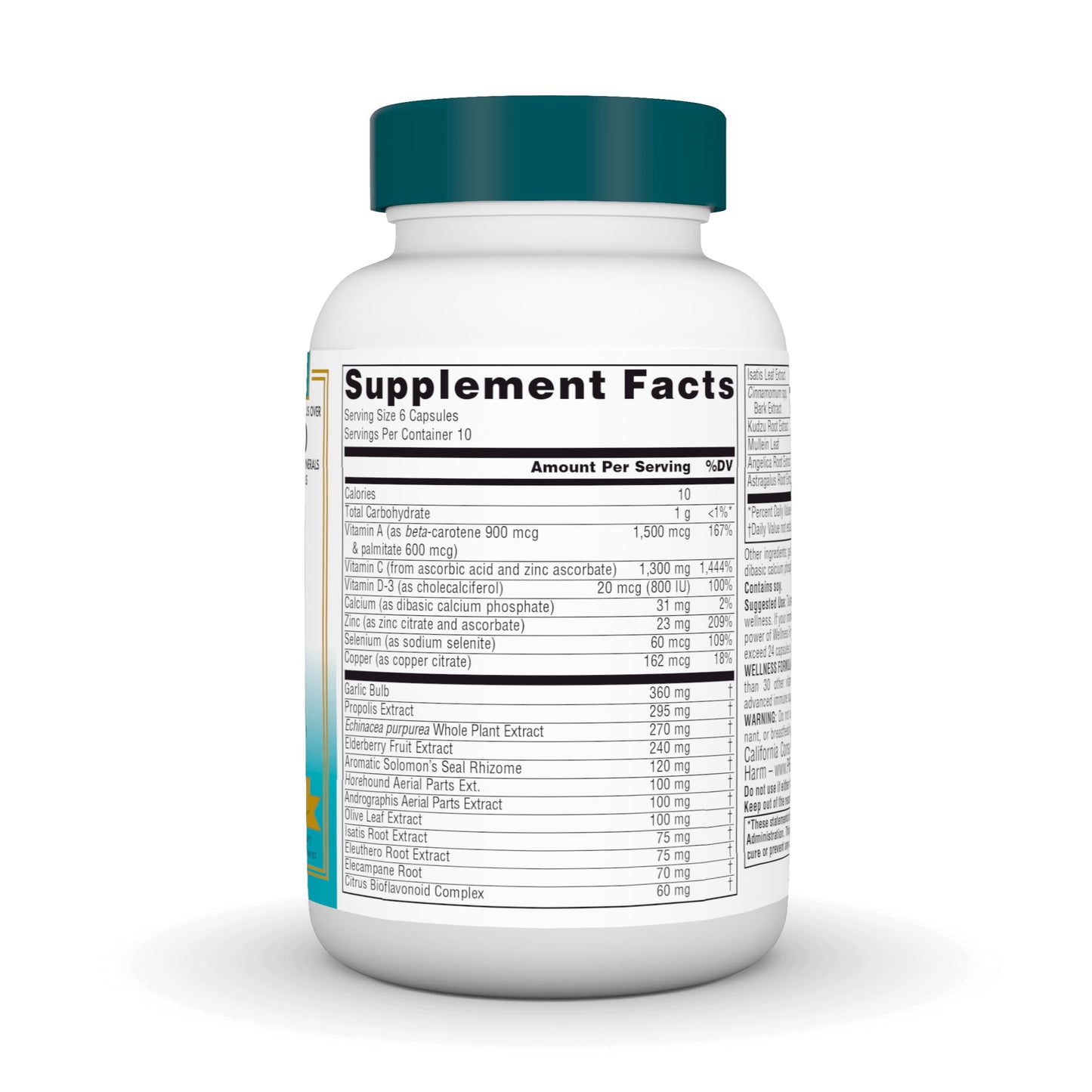 Source Naturals Wellness Formula Bio-Aligned Vitamins & Herbal Defense for Immune System Support Dietary Supplement & Immunity Booster Capsule 60