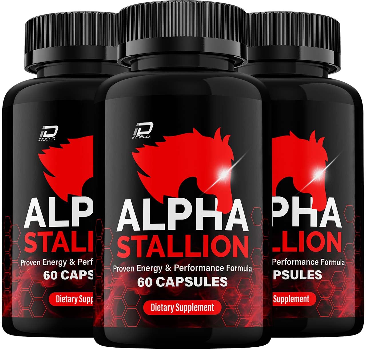Indelo Alpha Stallion Capsules, 180 Capsules