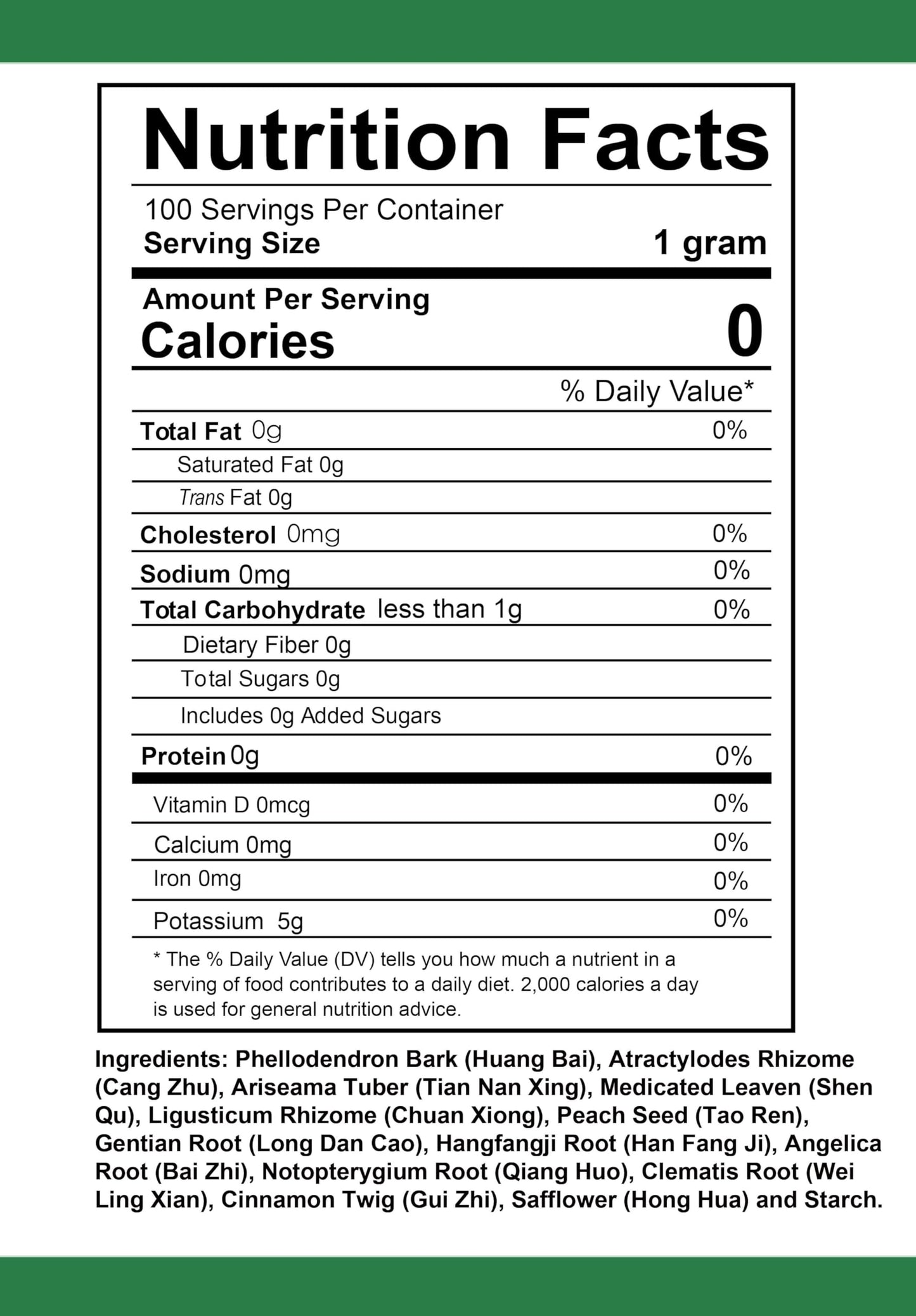 Health Herbal Tong Yong Tong Feng Wan Cinnamon & Angelica Decoction Granule Powder 3.53 Ounce