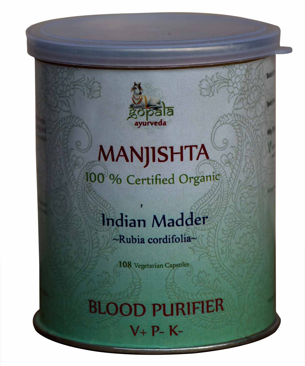 Gopala Organic Manjista Capsule 1 Count