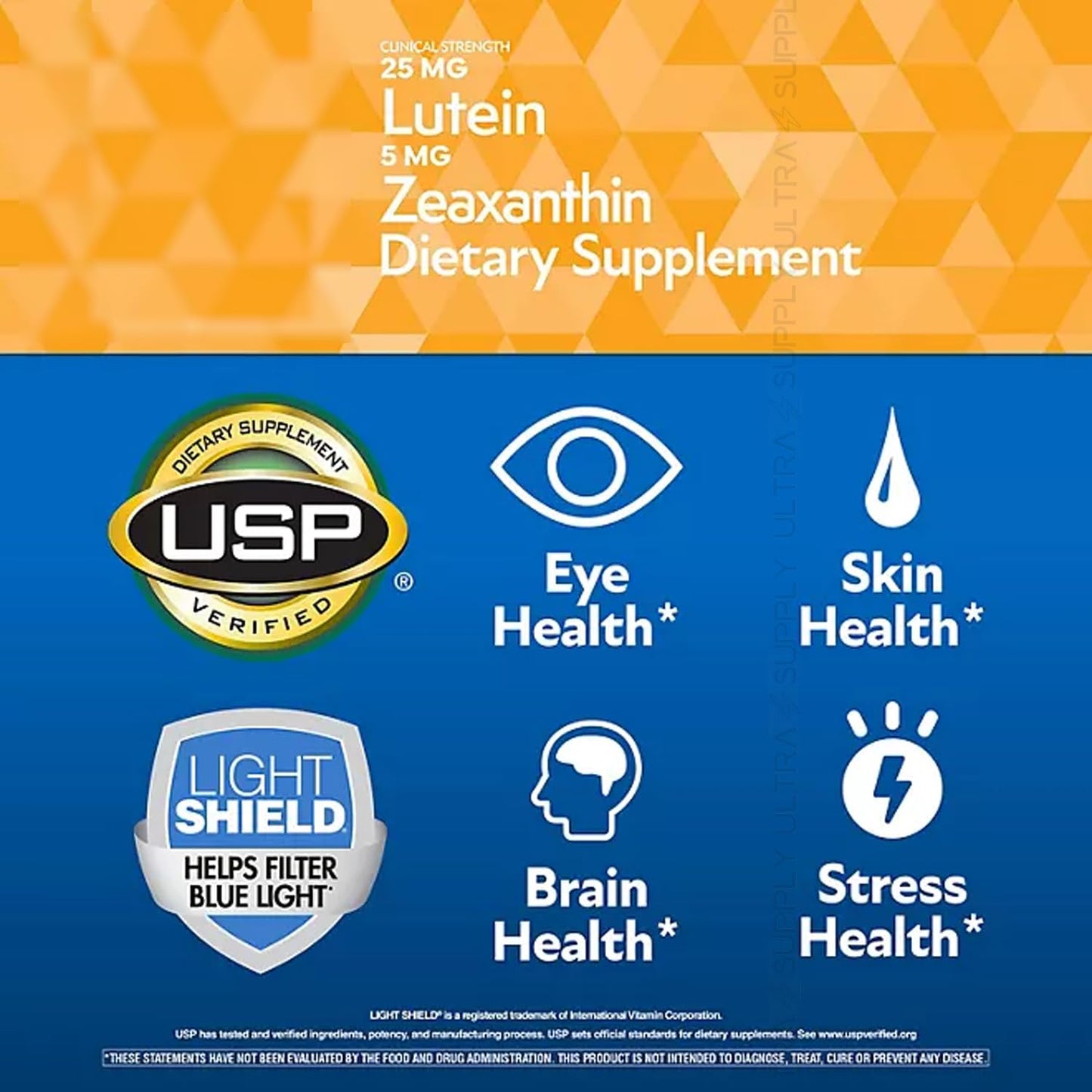Generic Lutein with Zeaxanthin, 25 mg & 5 mg Softgels, 150 Count