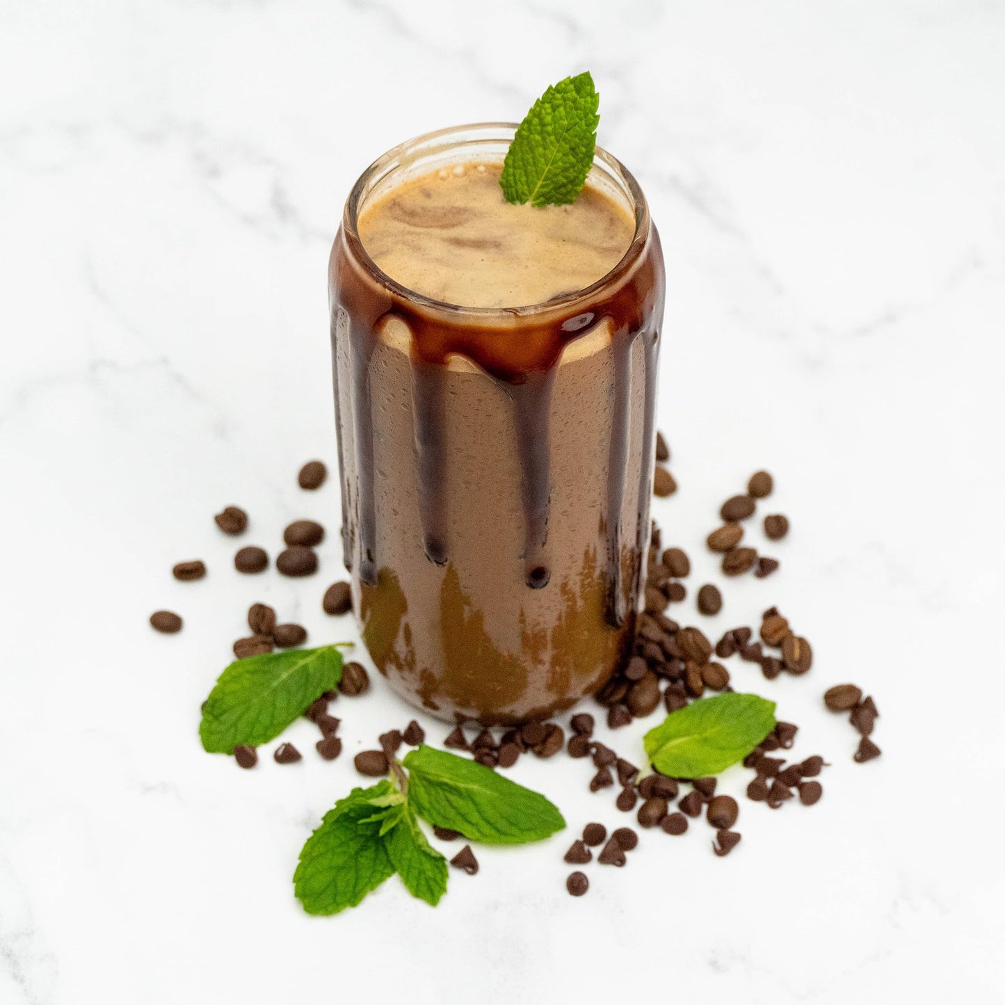 CHIKE Mocha Mint High Protein Iced Coffee Powder, 14.8 Ounce