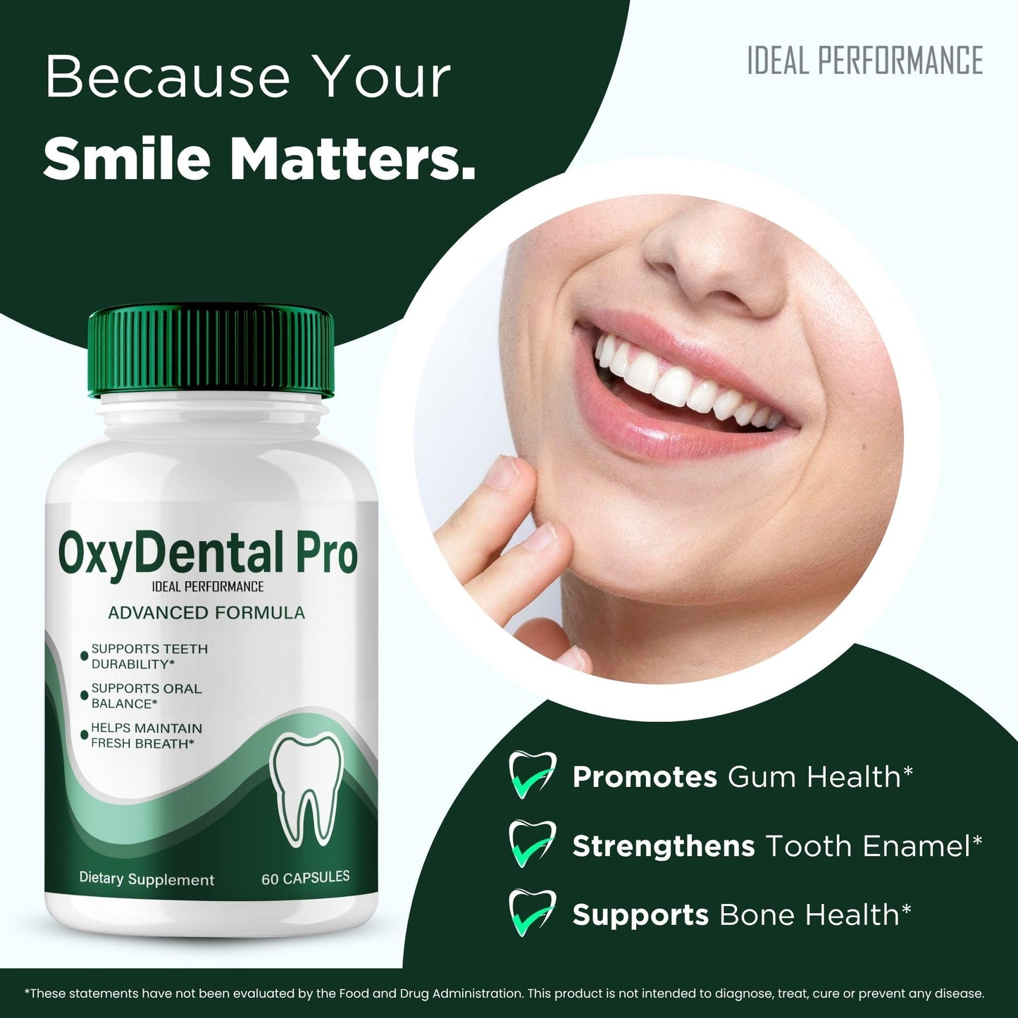 IDEAL PERFORMANCE OxyDental Pro Capsules 120 Count