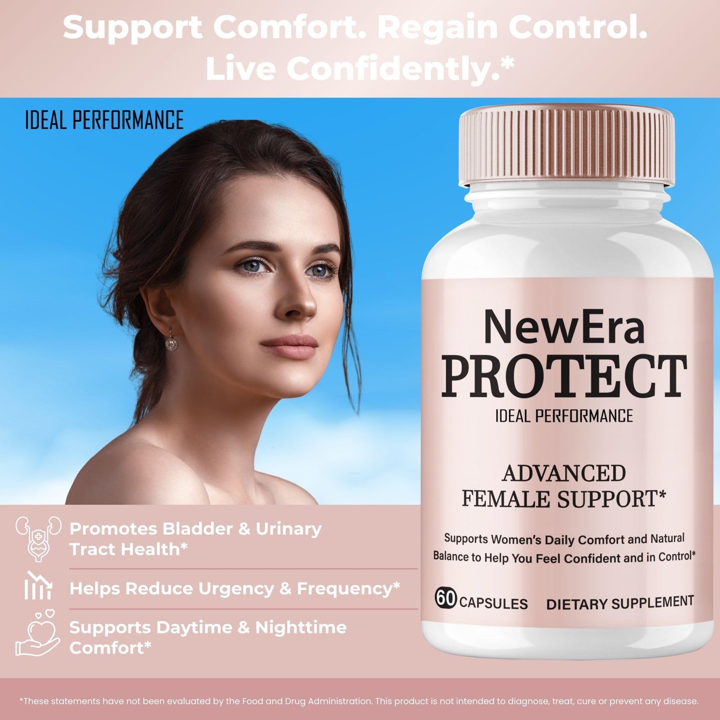 IDEAL PERFORMANCE New Era Protect Bladder for Women 120 Capsules