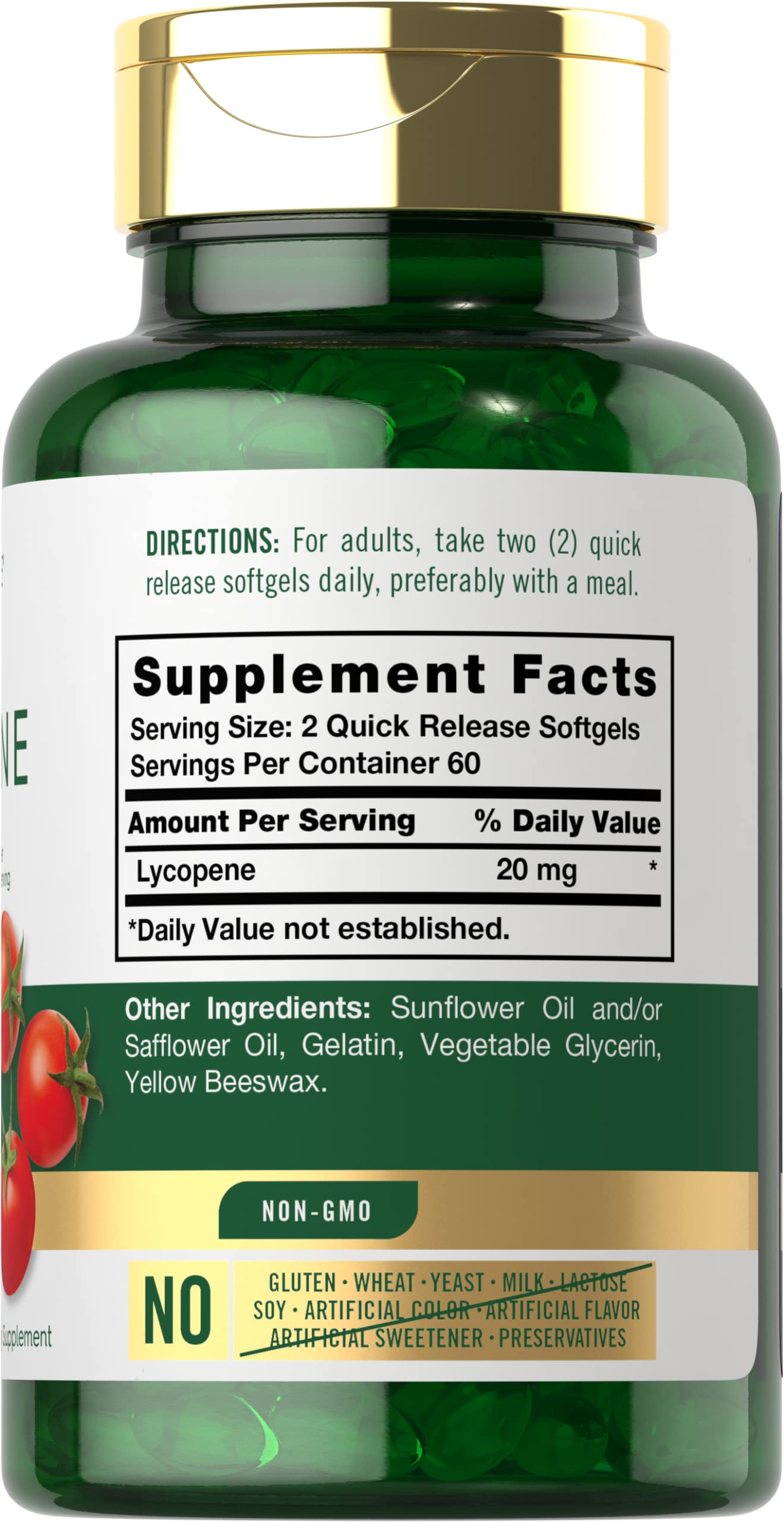Carlyle Lycopene 20mg Softgels, 120 Softgels
