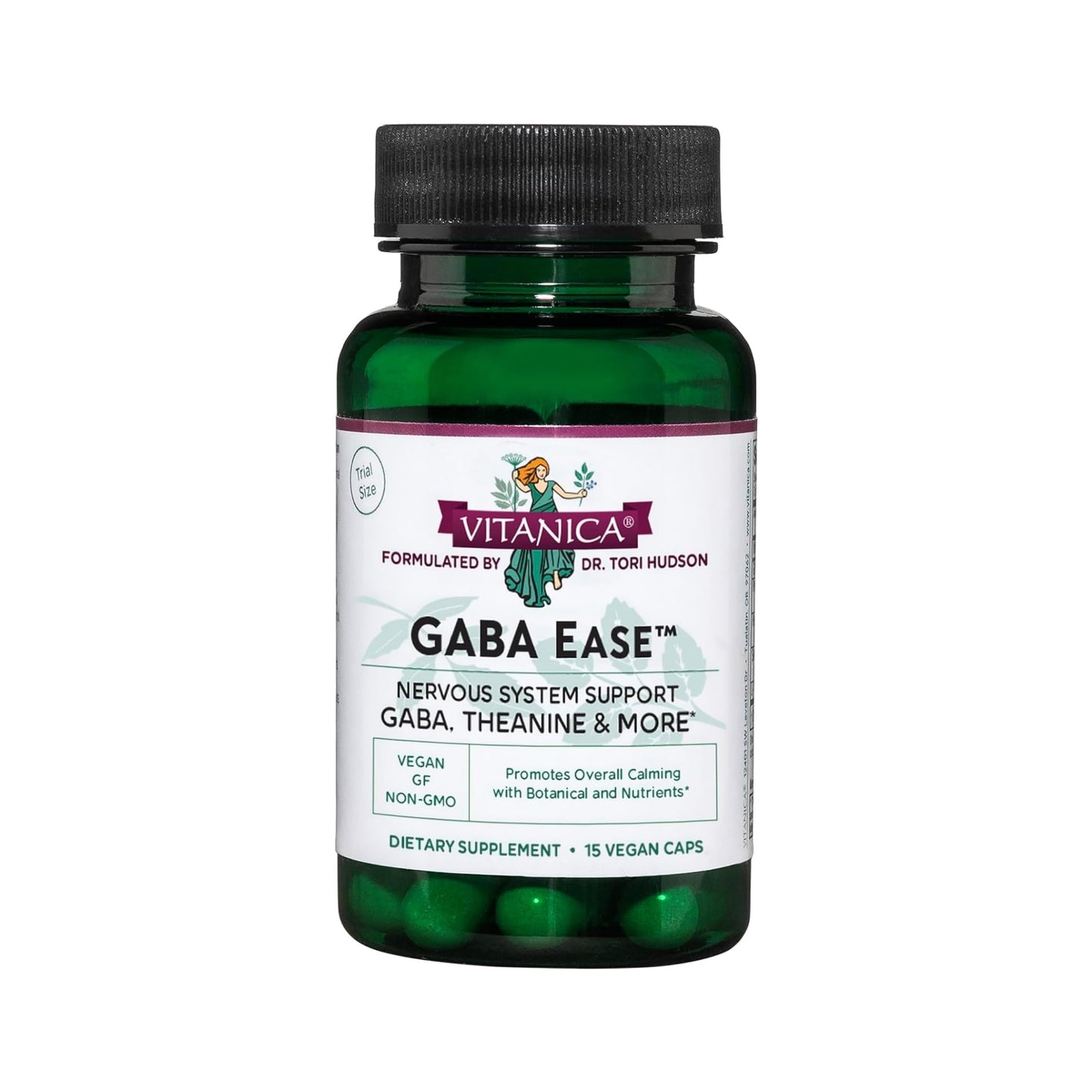 Vitanica GABA Ease Calming Support Vegan 15 Capsules